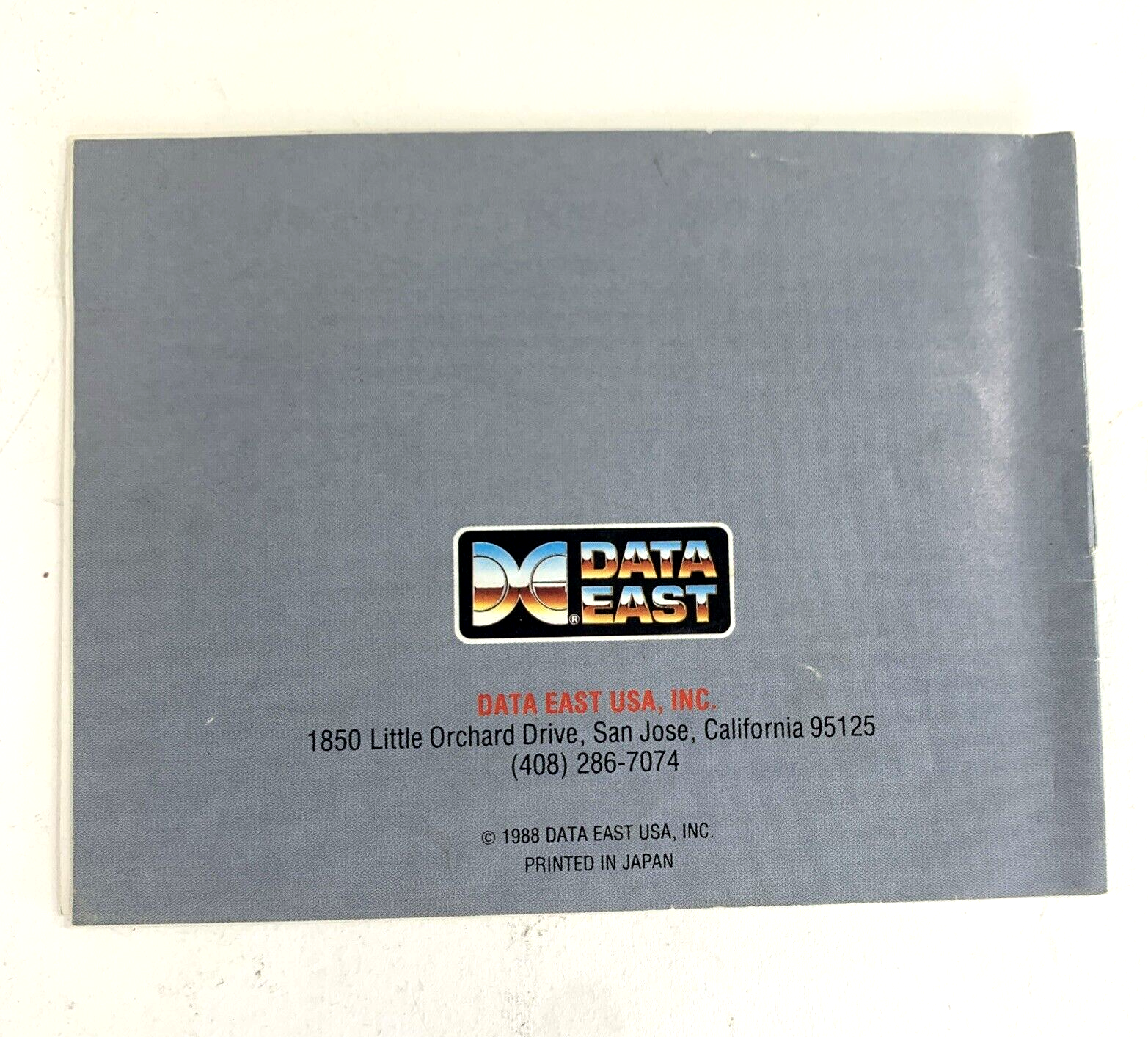 Bad Dudes (Nintendo Entertainment System, 1990) Game Box Manual Poster - Tested