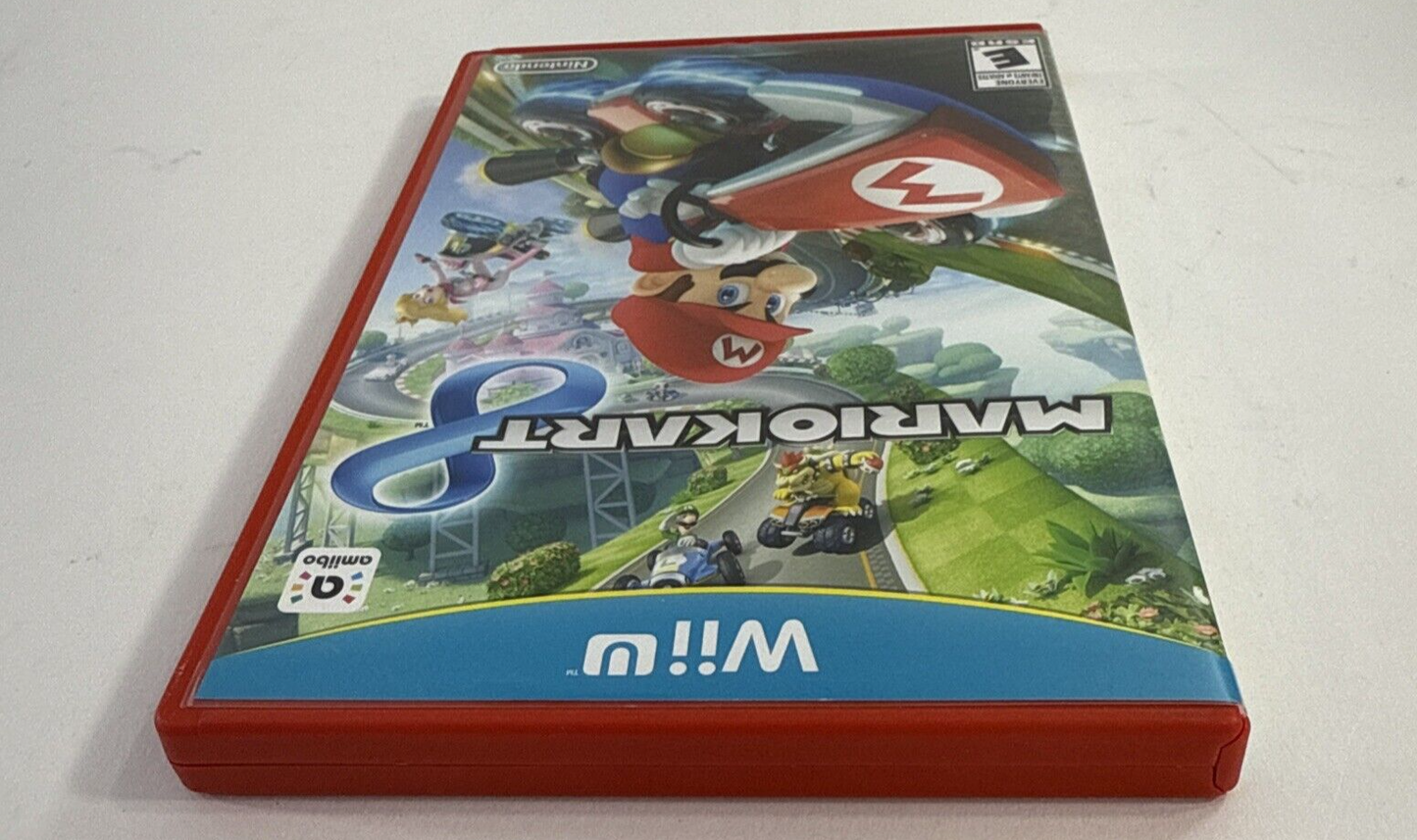Mario Kart 8 (Nintendo Wii U, 2014) Game Case Manual Insert - Tested and Working