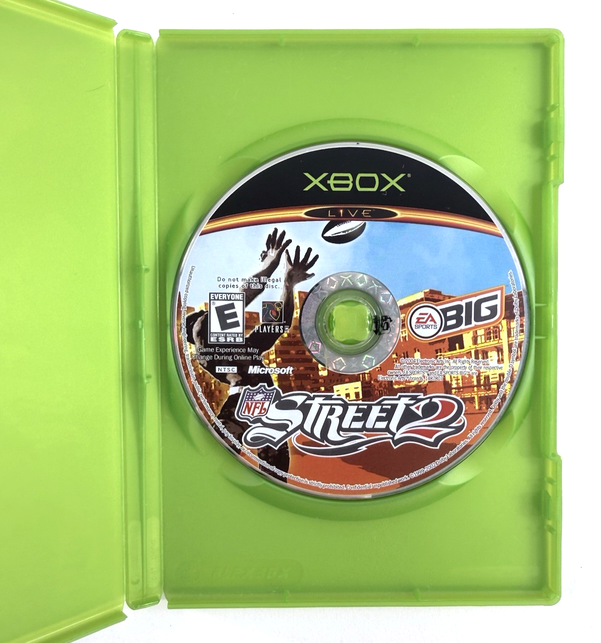 NFL Street 2 (Microsoft Xbox, 2004) Game and Case - Tested and Working