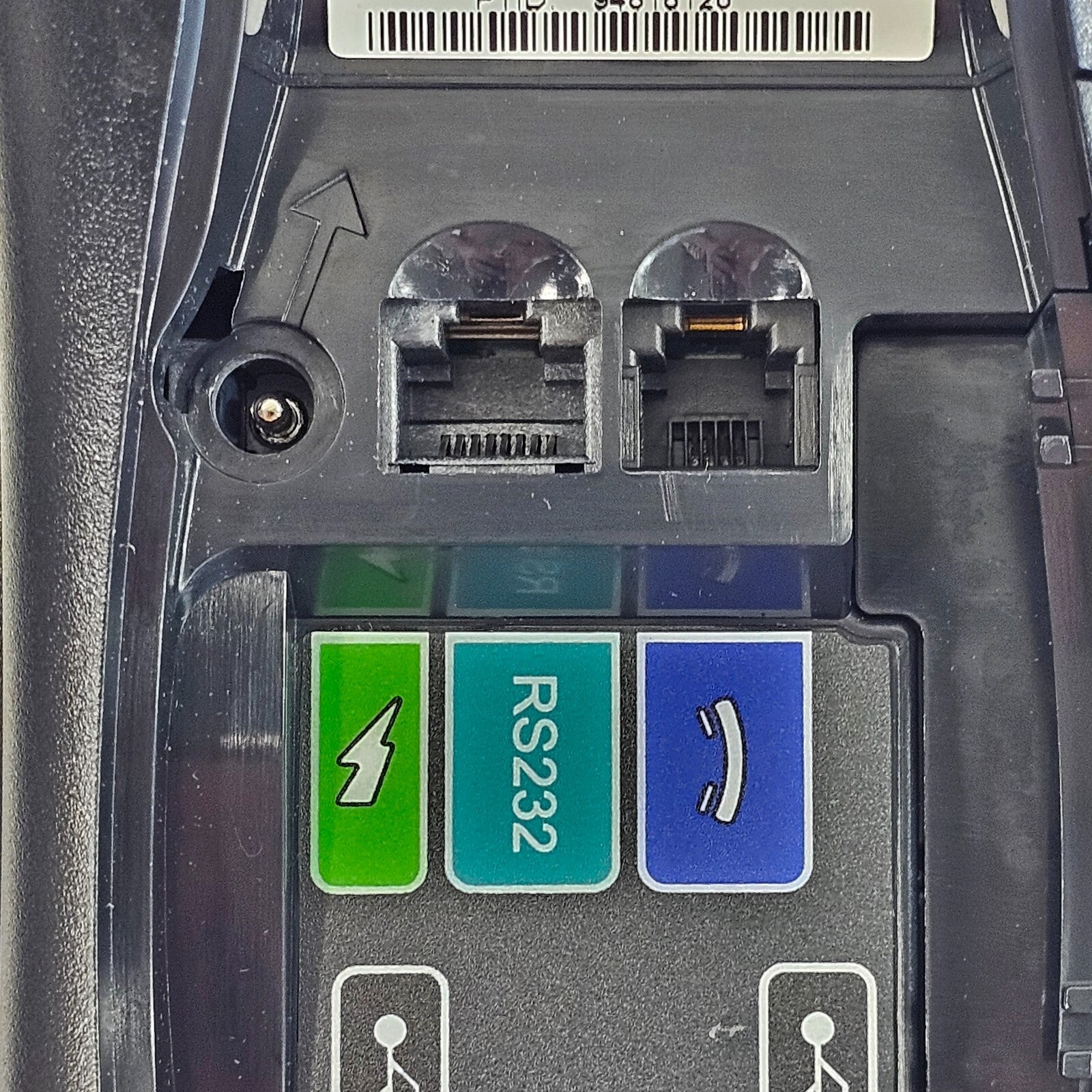 Verifone Dual Comm Credit Card Terminal Reader Model VX520 w/Power Supply - READ