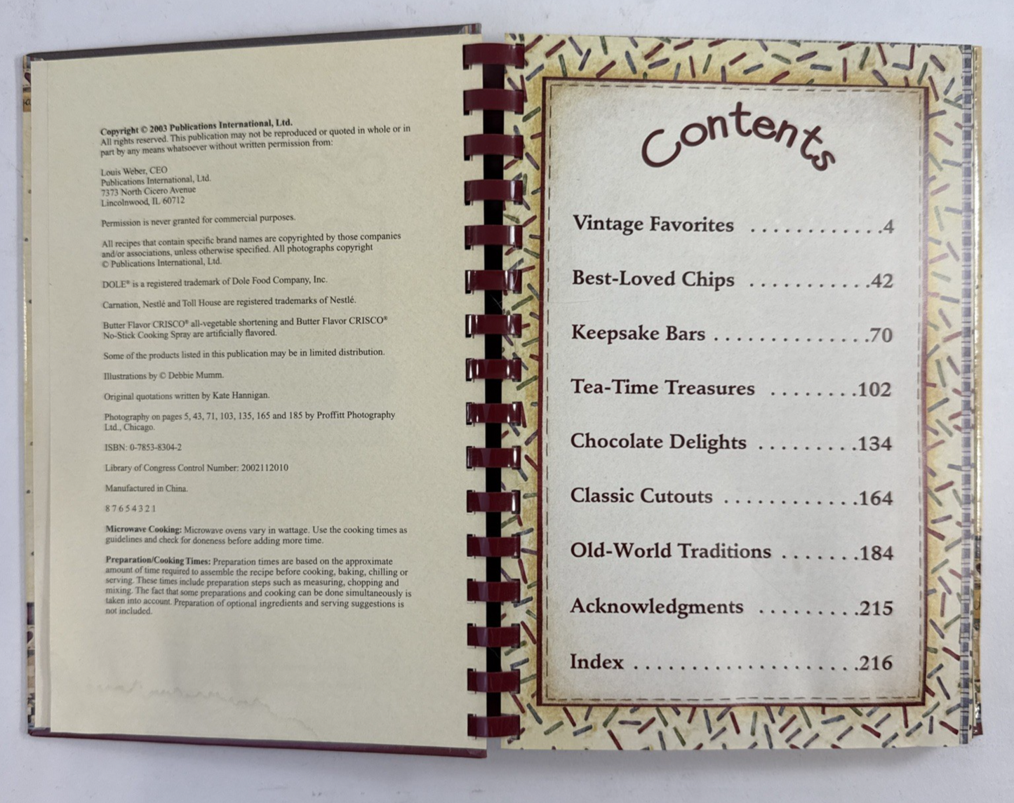 Old-Fashioned Cookies (Spiral-bound Hardcover, 2003)