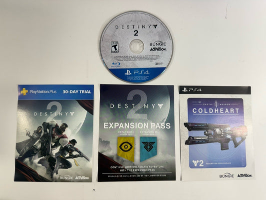 Destiny 2 (Sony PlayStation 4, 2017) Game With Inserts - Tested