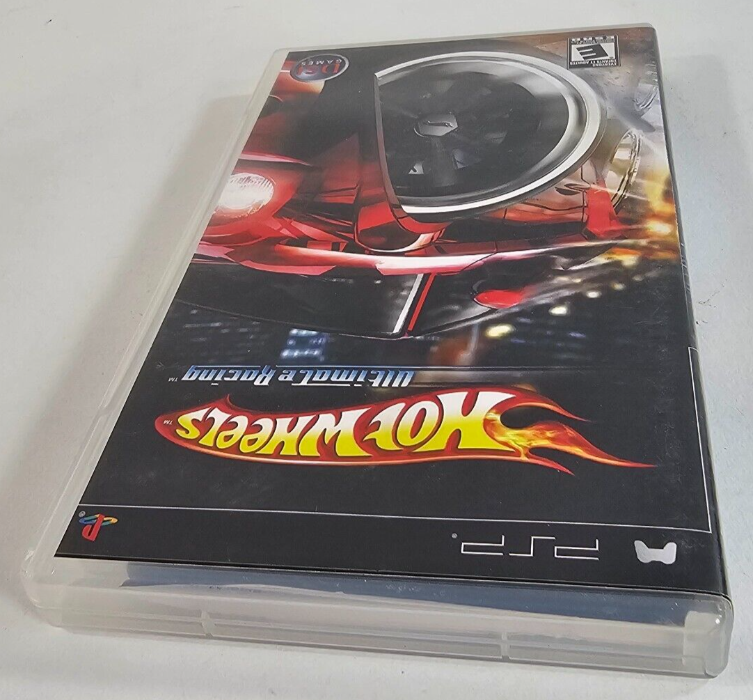 Hot Wheels Ultimate Racing (Sony PlayStation PSP, 2007) Game Case Manual