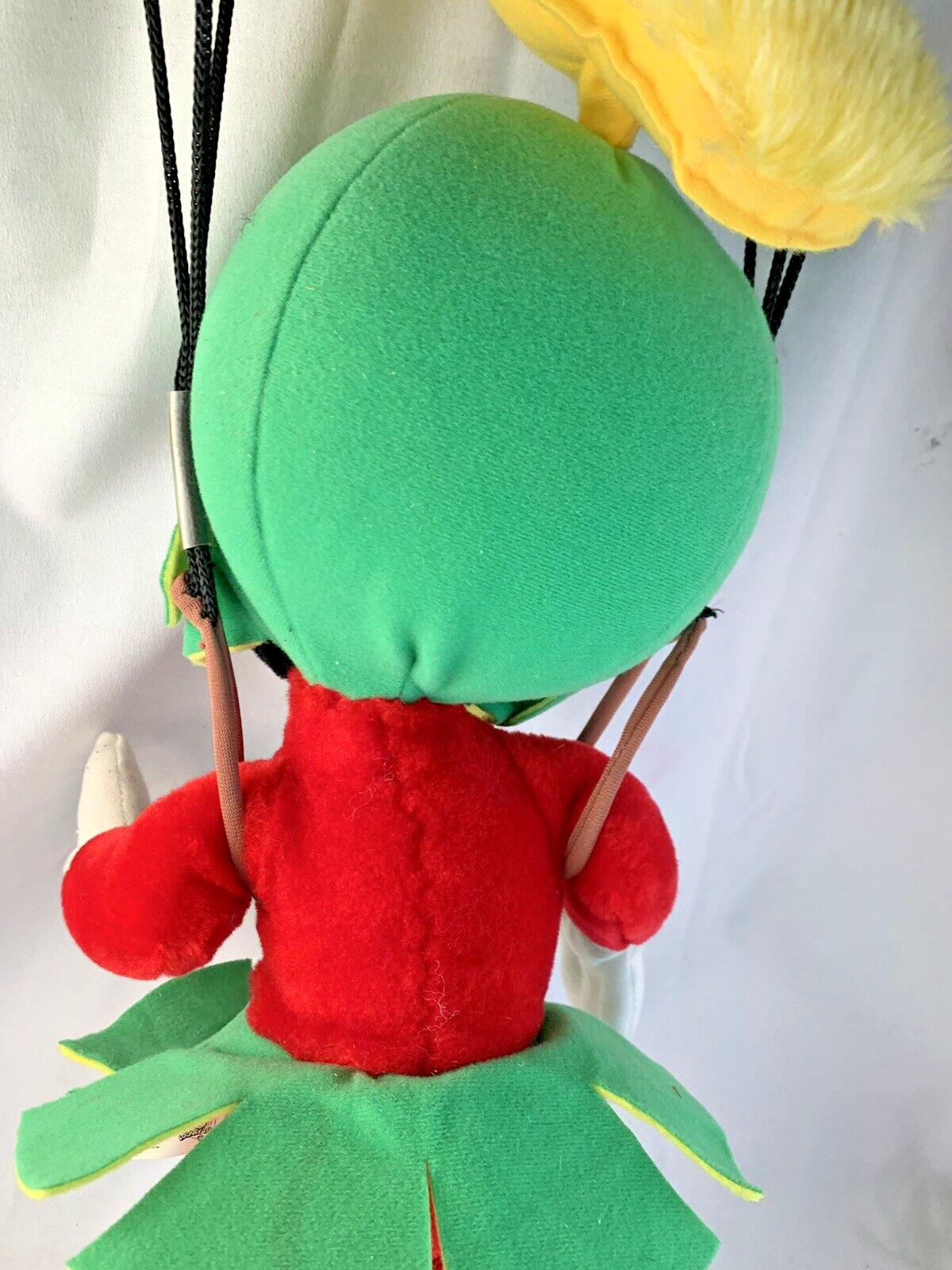 Looney Tunes 2001 Marvin The Martian with Parachute Large Six Flags Plush