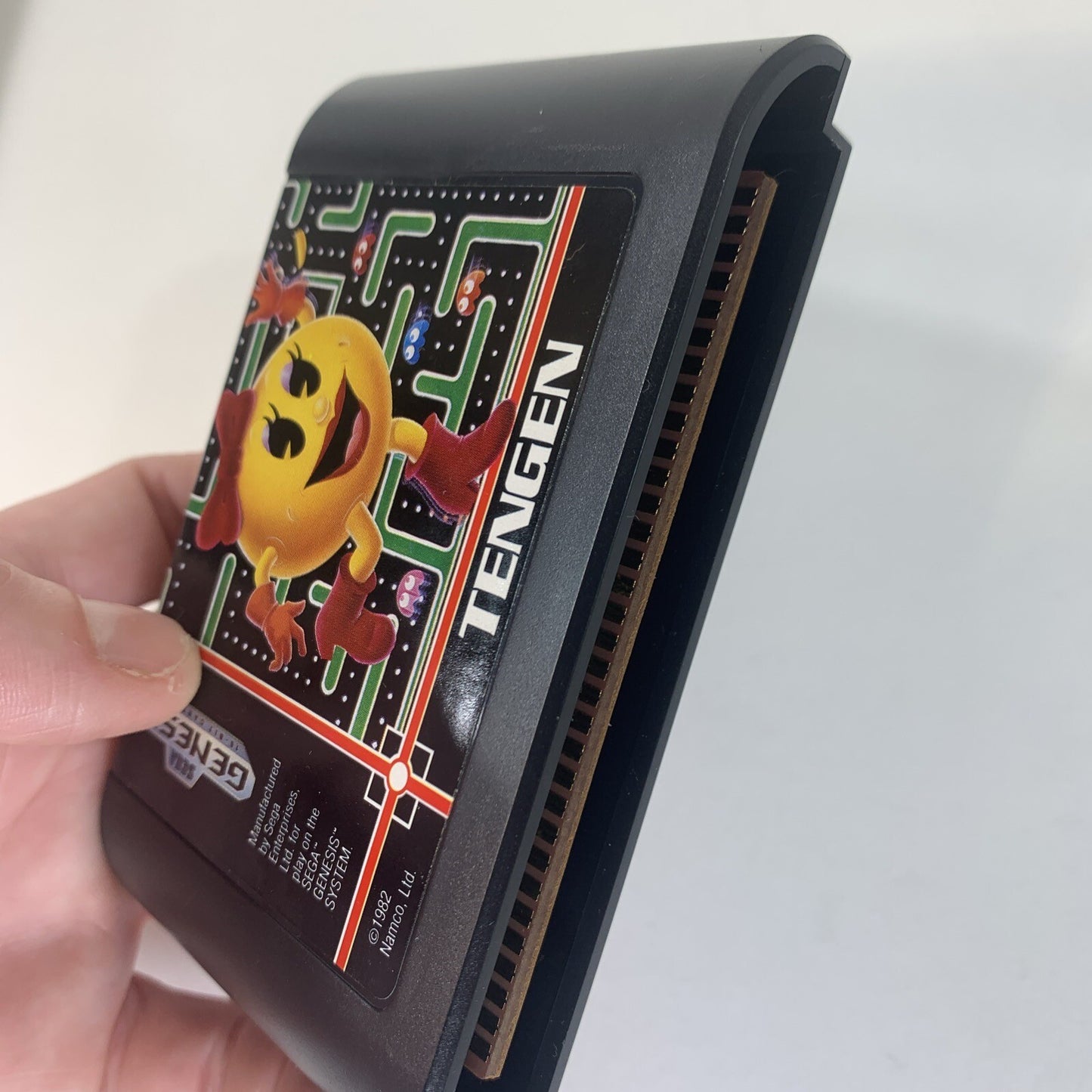 Ms. Pac-Man (Sega Genesis, 1991) Case Game Manual Inserts - Tested