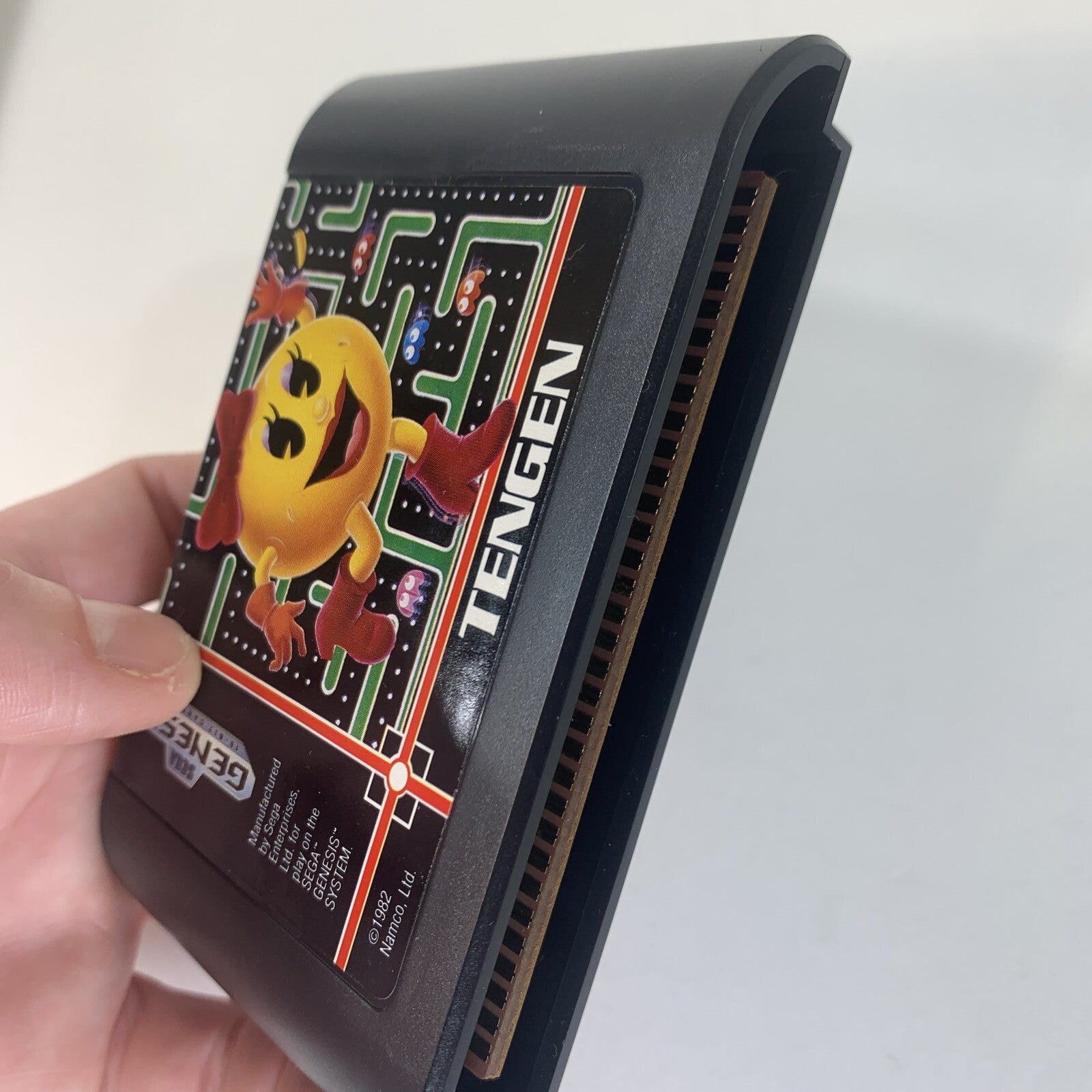 Ms. Pac-Man (Sega Genesis, 1991) Case Game Manual Inserts - Tested