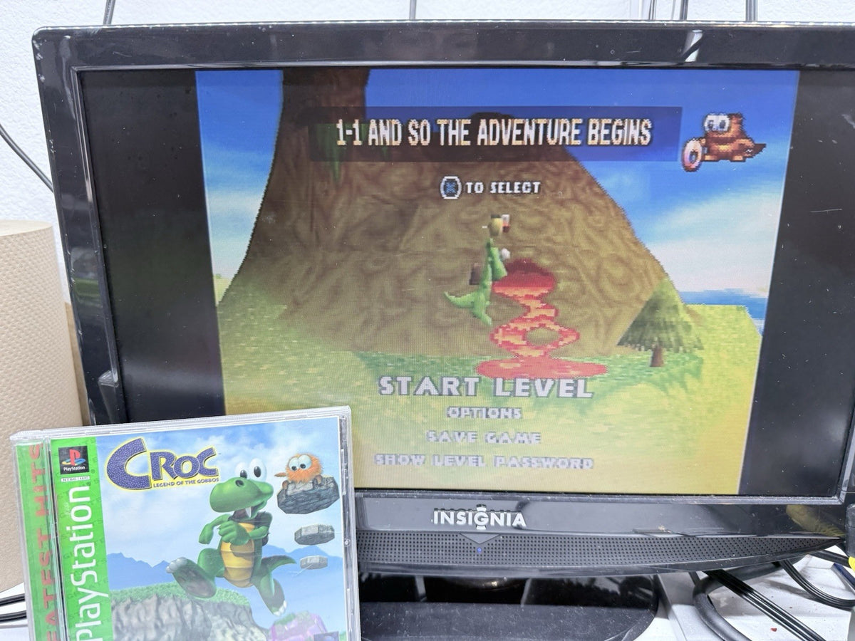 Croc: Legend of the Gobbos (PlayStation 1, 1998) Game Case Manual Registration