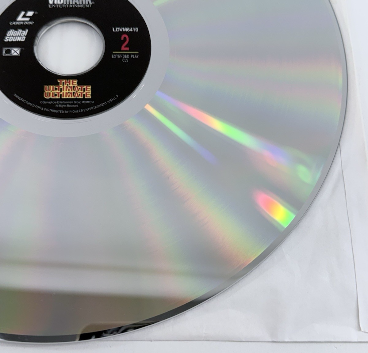 UFC's The Ultimate Ultimate (Laserdisc, 1996) Extended Play - Tested and Working