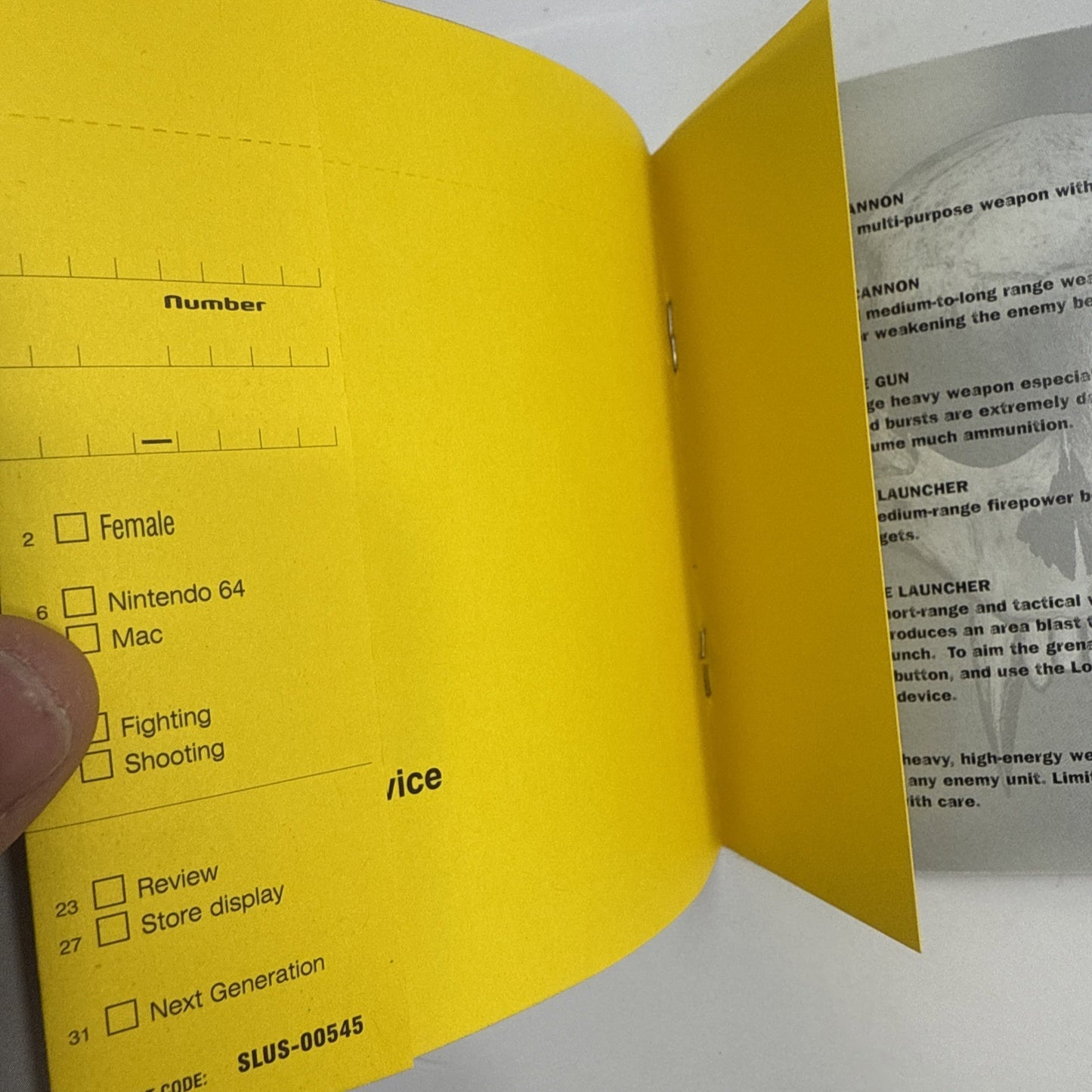 Shadow Master (Sony Playstation 1, 1997) Game Case Manual