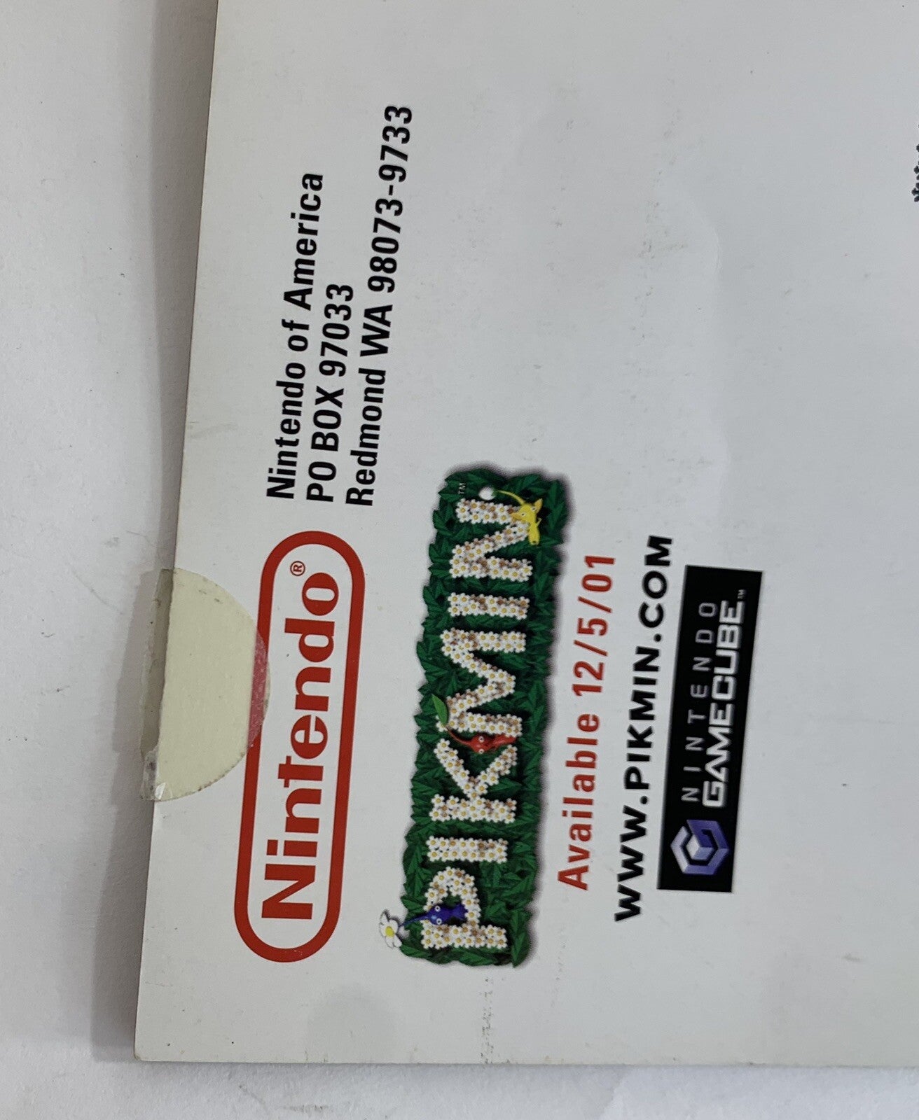 E3 2001 Pikmin Game Cube Nintendo Power Promotional Mailer - Mini Magazine