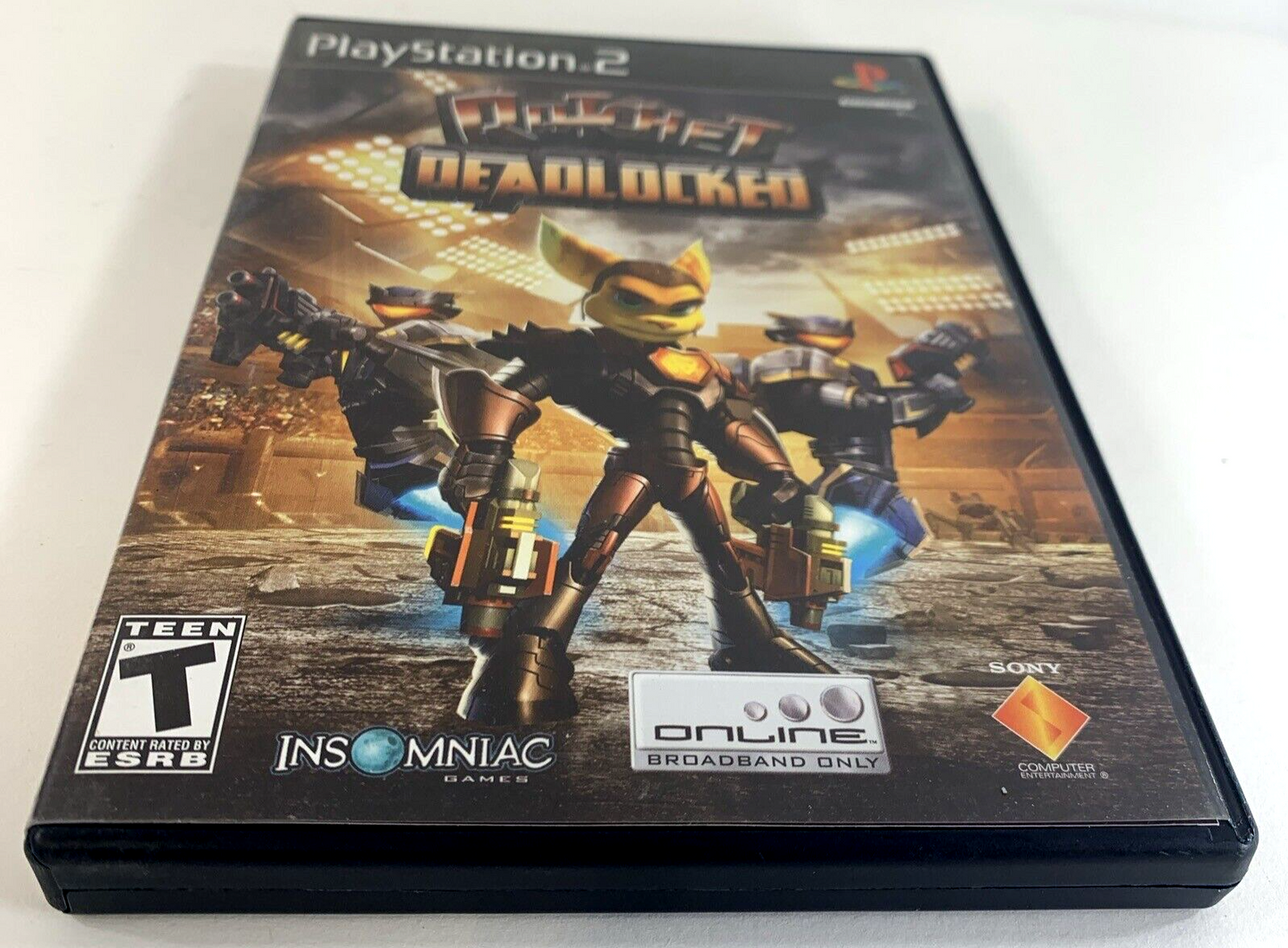 Ratchet: Deadlocked (Sony PlayStation 2, 2005) Game Case Manual - Tested