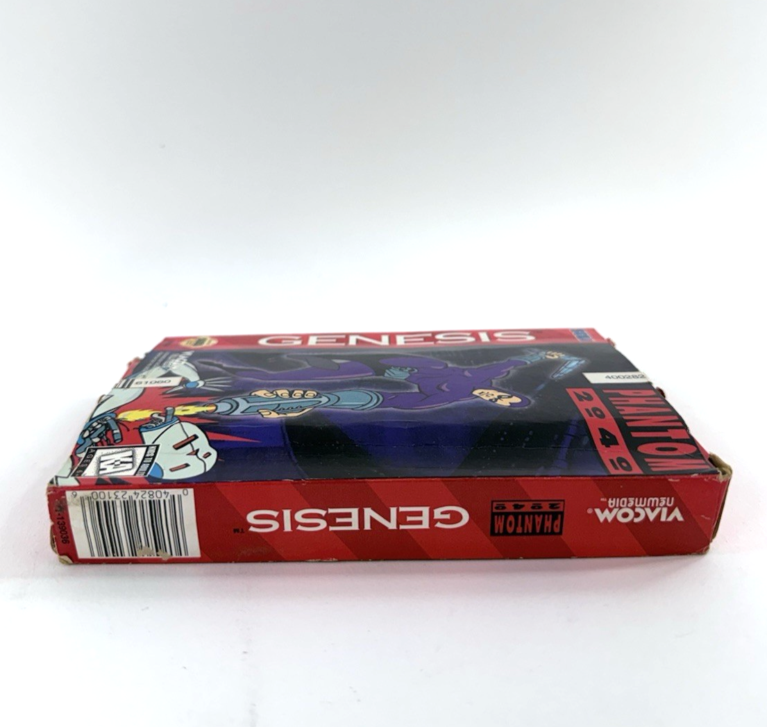 Phantom 2040 (Sega Genesis, 1995) Game, Box, Manual - Tested and Working