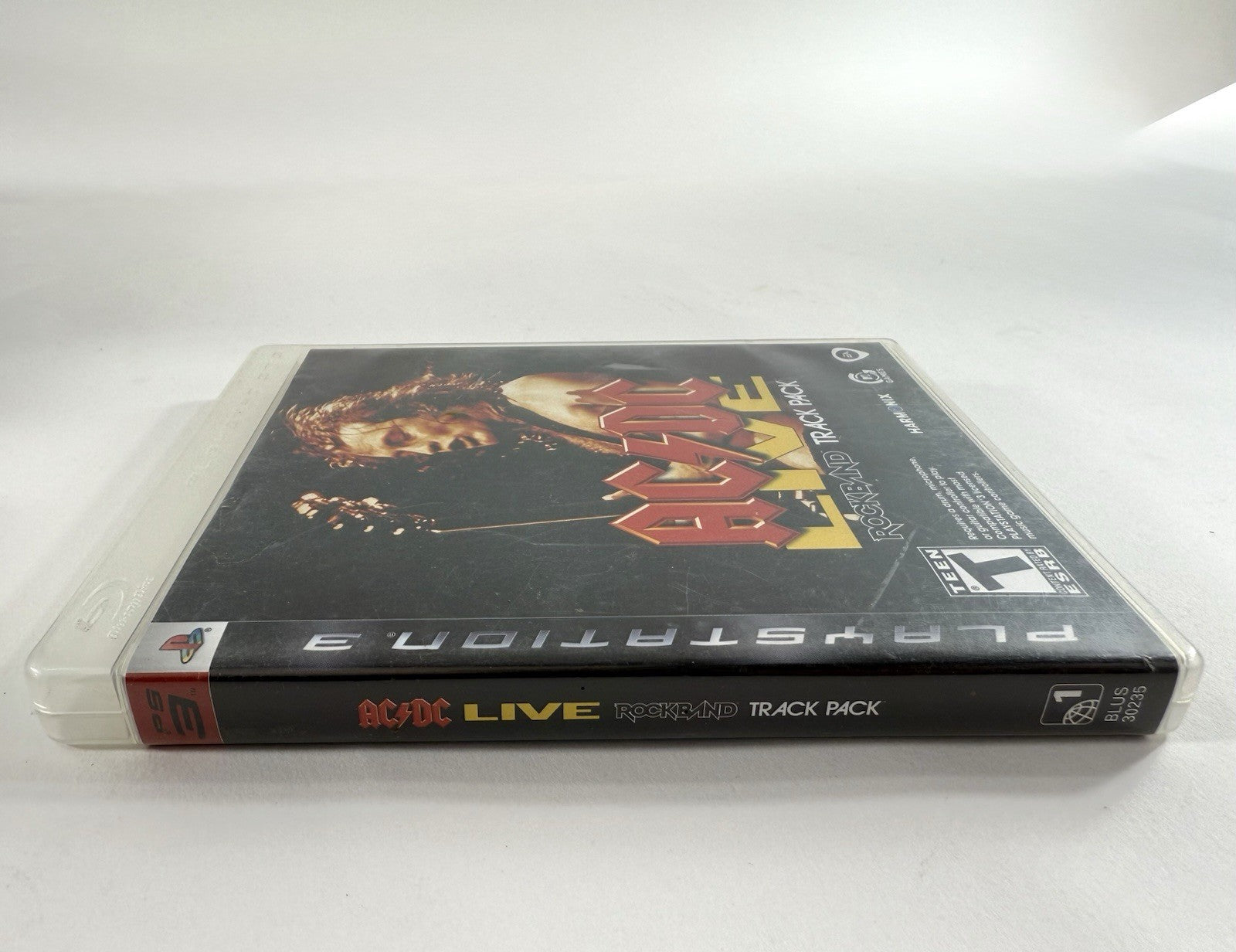 AC/DC Live: Rock Band Track Pack (Sony PlayStation 3, 2008) Game, Case, Manual
