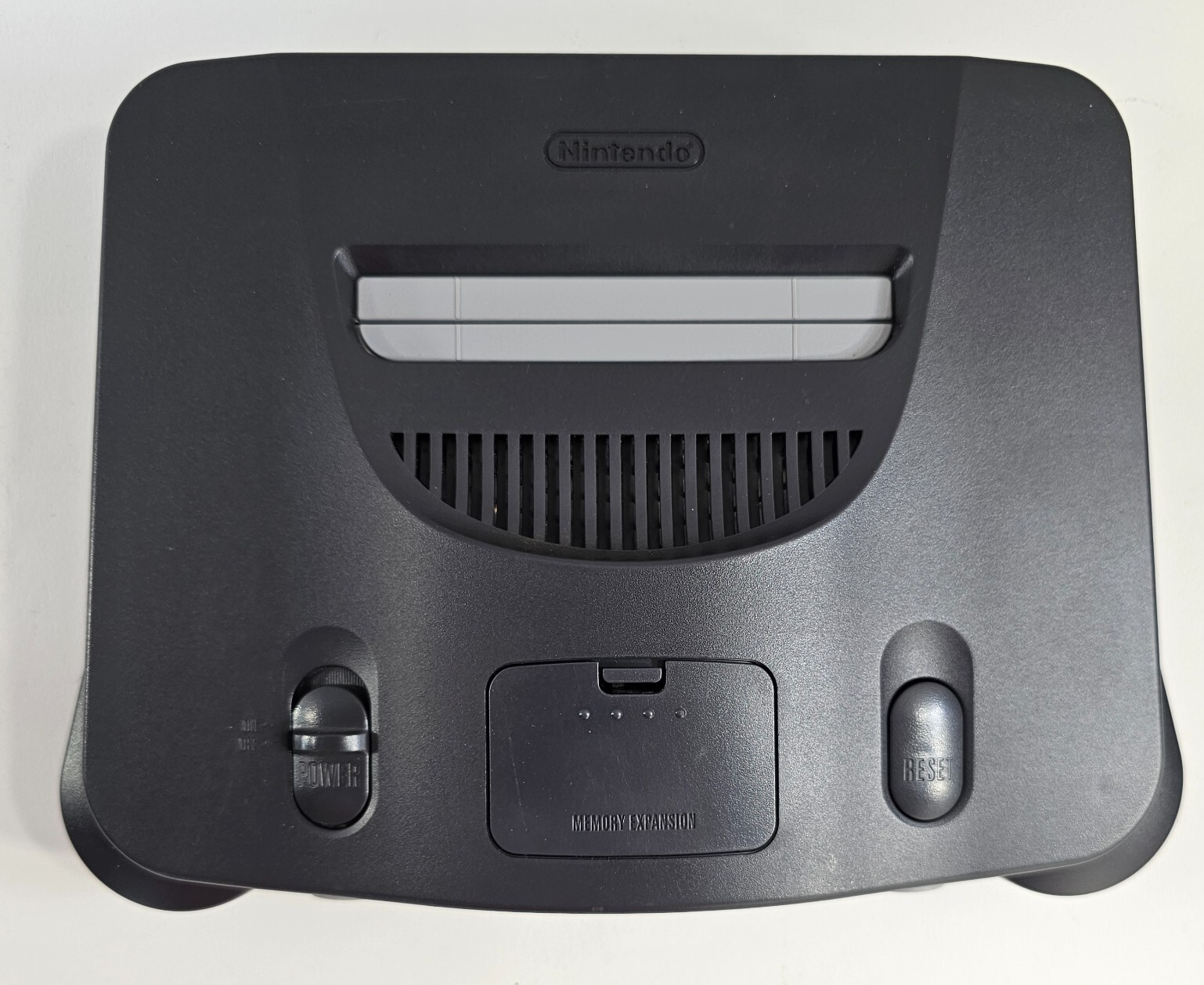 Nintendo 64 Black Home Console with Controller + Cables - Tested and Working