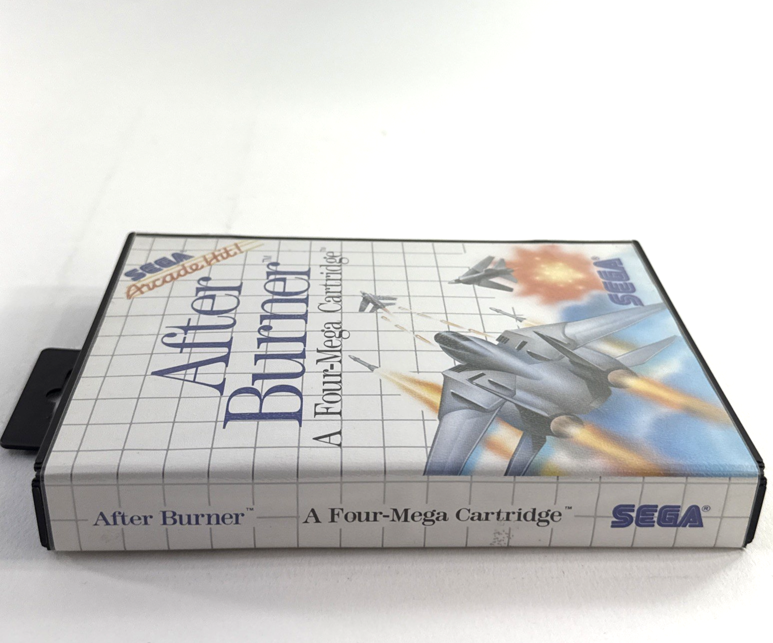 After Burner (Sega Master System, 1988) Game Case Manual Poster - Tested