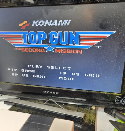 Top Gun: The Second Mission (Nintendo NES, 1990) Game Cartridge - Tested