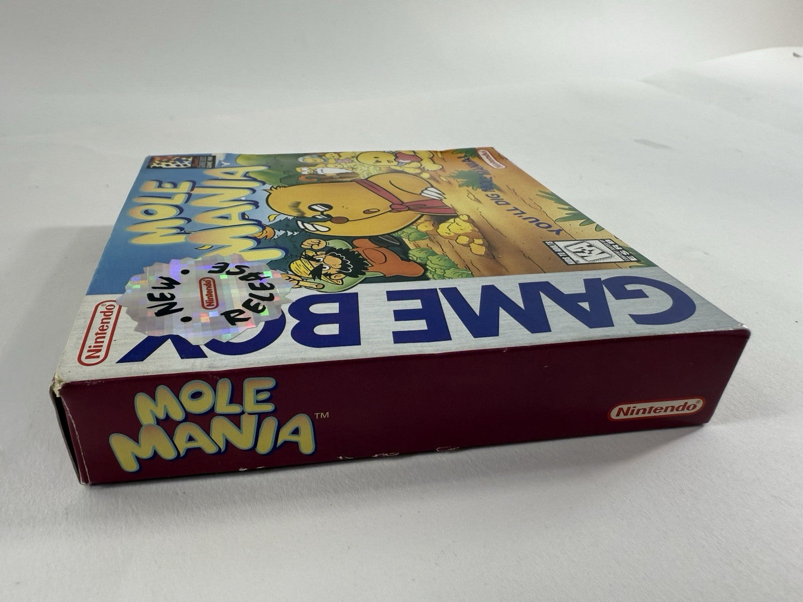 Mole Mania (Nintendo Gameboy, 1997) Game Case Manual Inserts - Tested