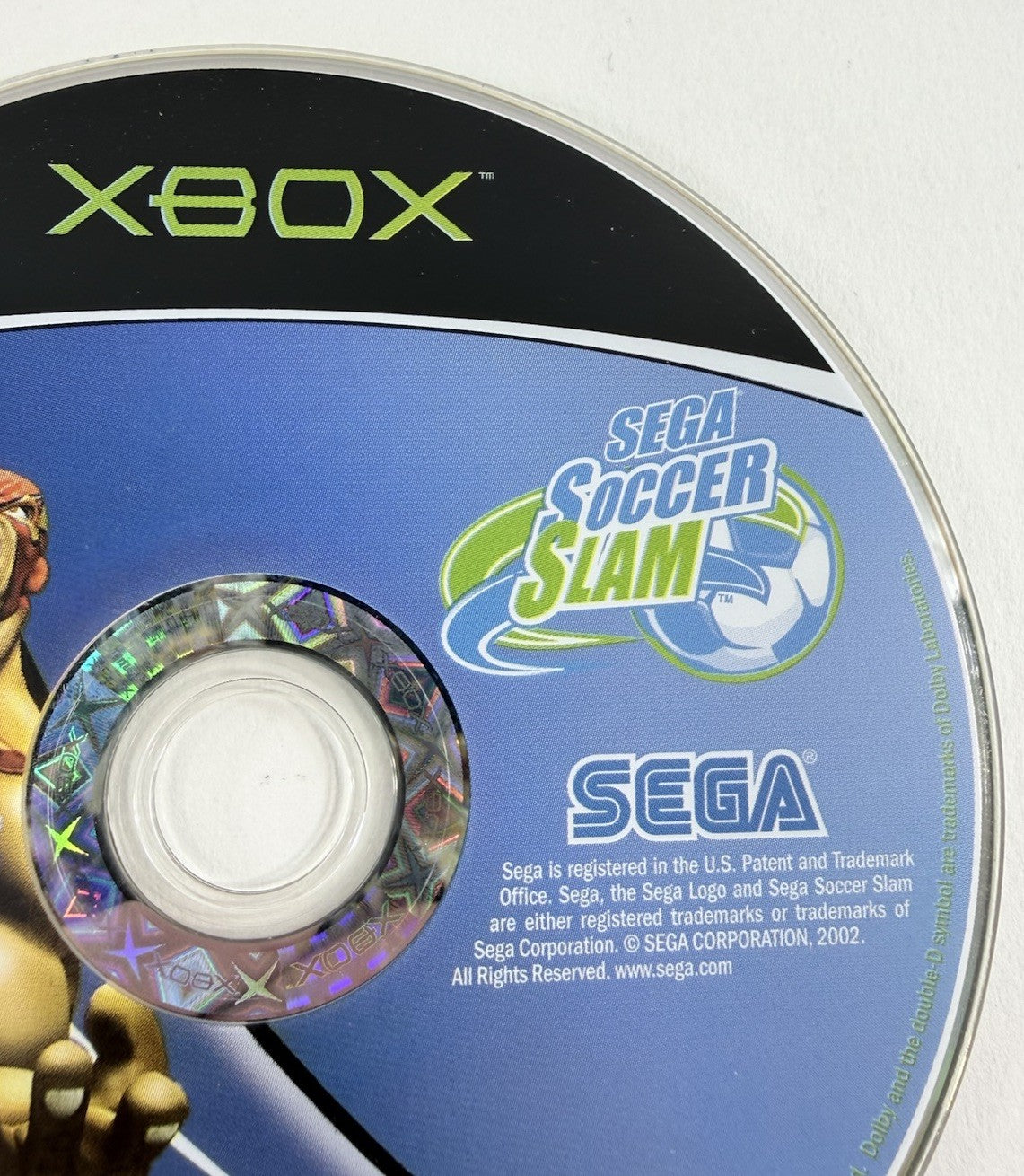 Sega Soccer Slam (Microsoft Xbox, 2002) Game Disc - Tested and Working