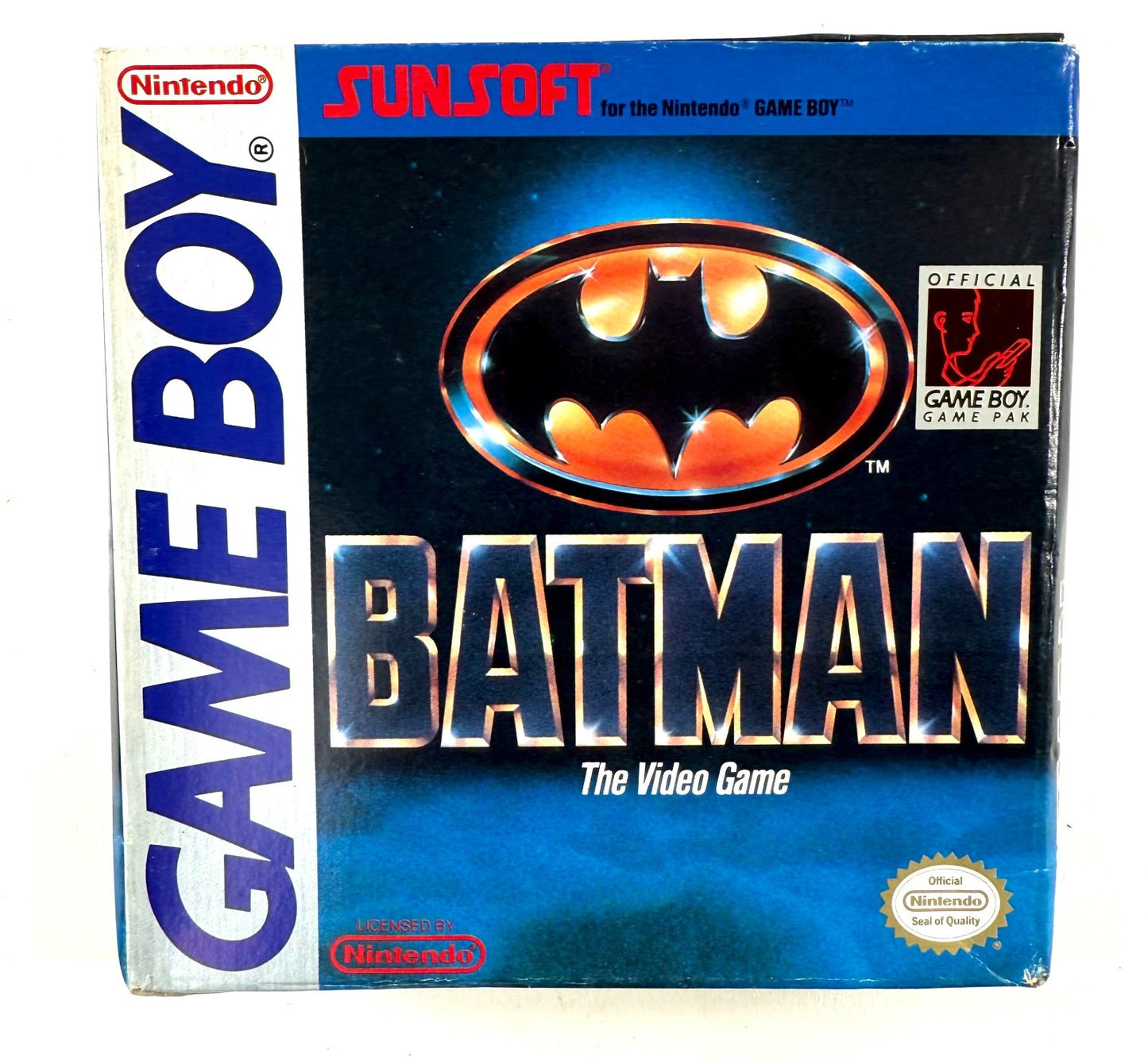 Batman: The Video Game (Nintendo Gameboy, 1990) Game Manual Box Inserts - Tested
