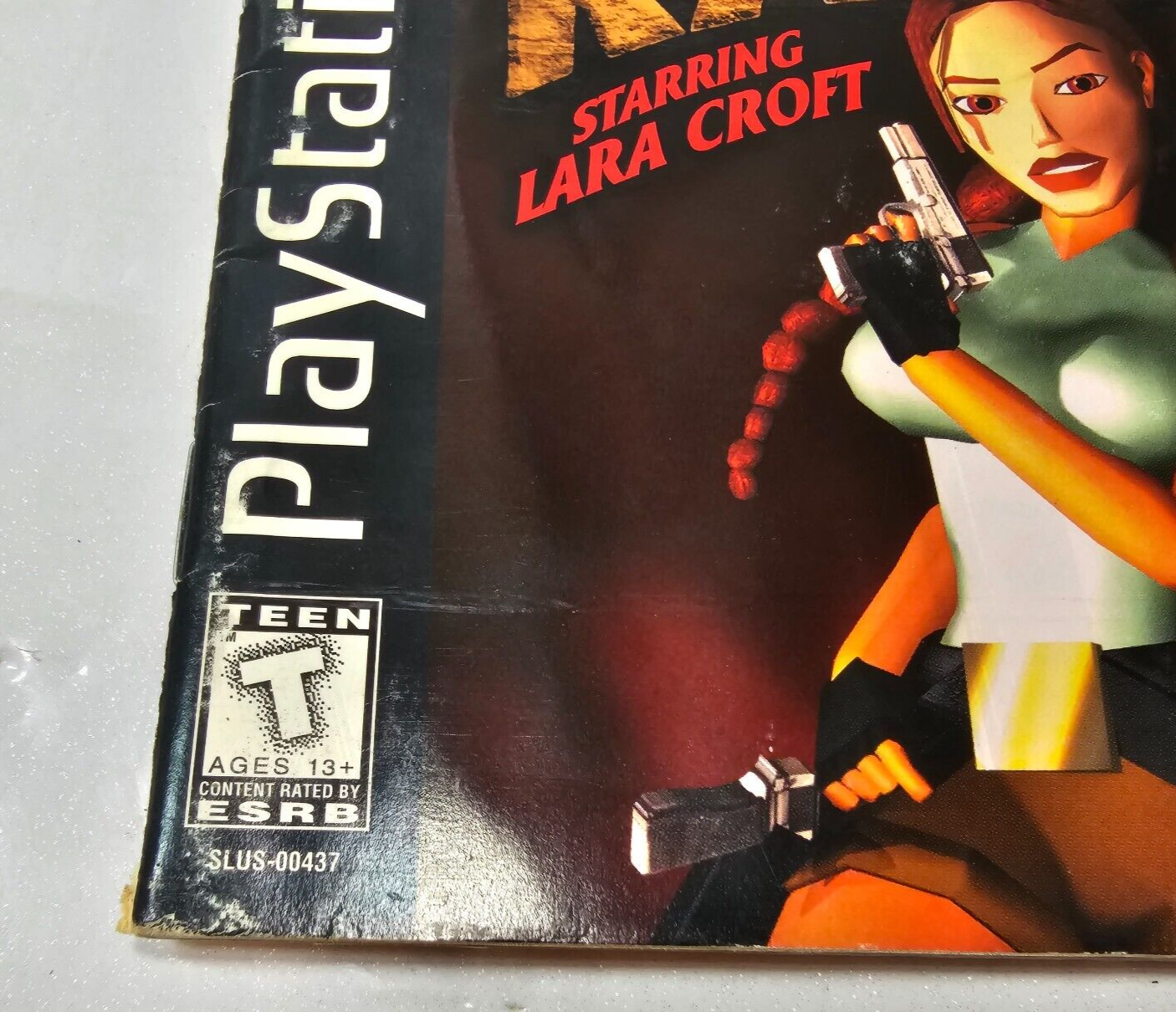 Tomb Raider II 2 (Sony PlayStation, 1998)  Game Case Manual Registration