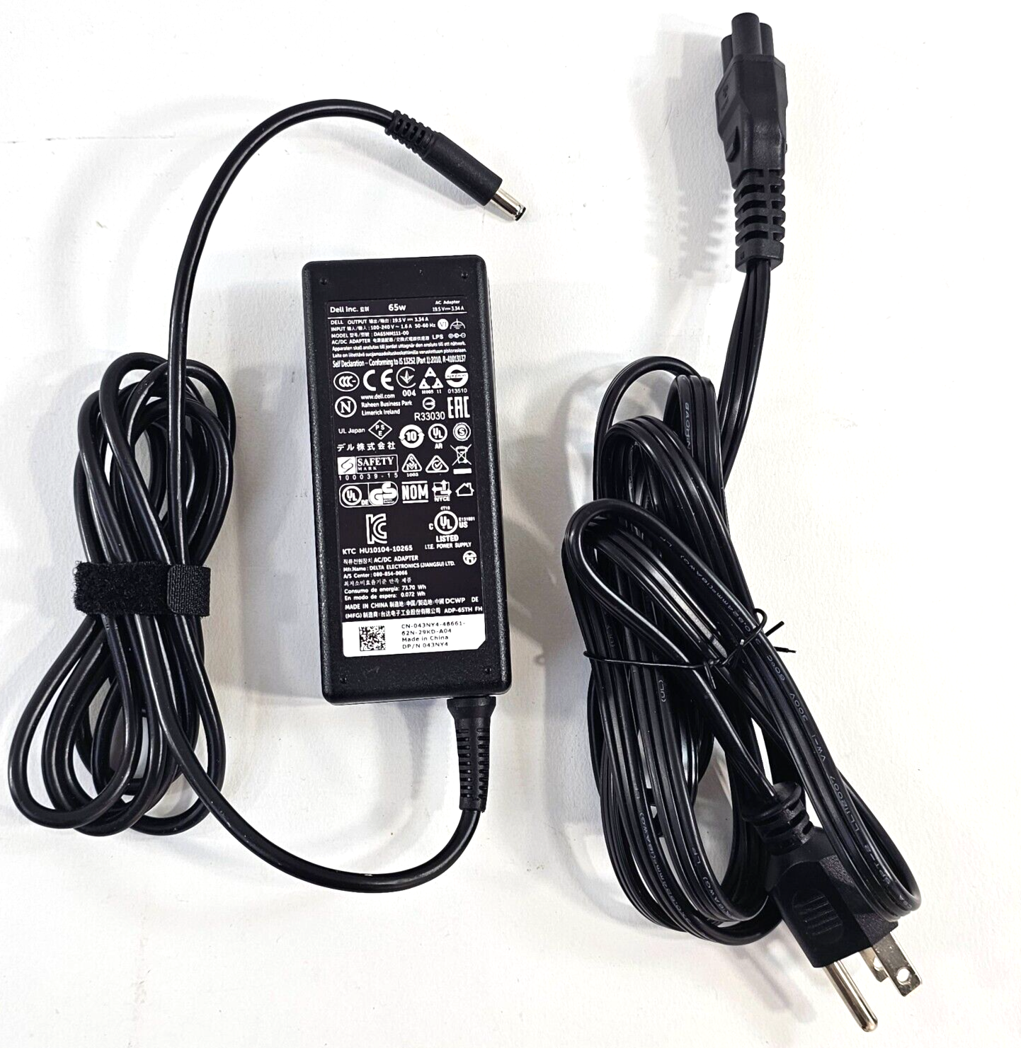 Dell 19.5V 3.34A AC Adapter Model DA65NM111-00 - Tested and Working