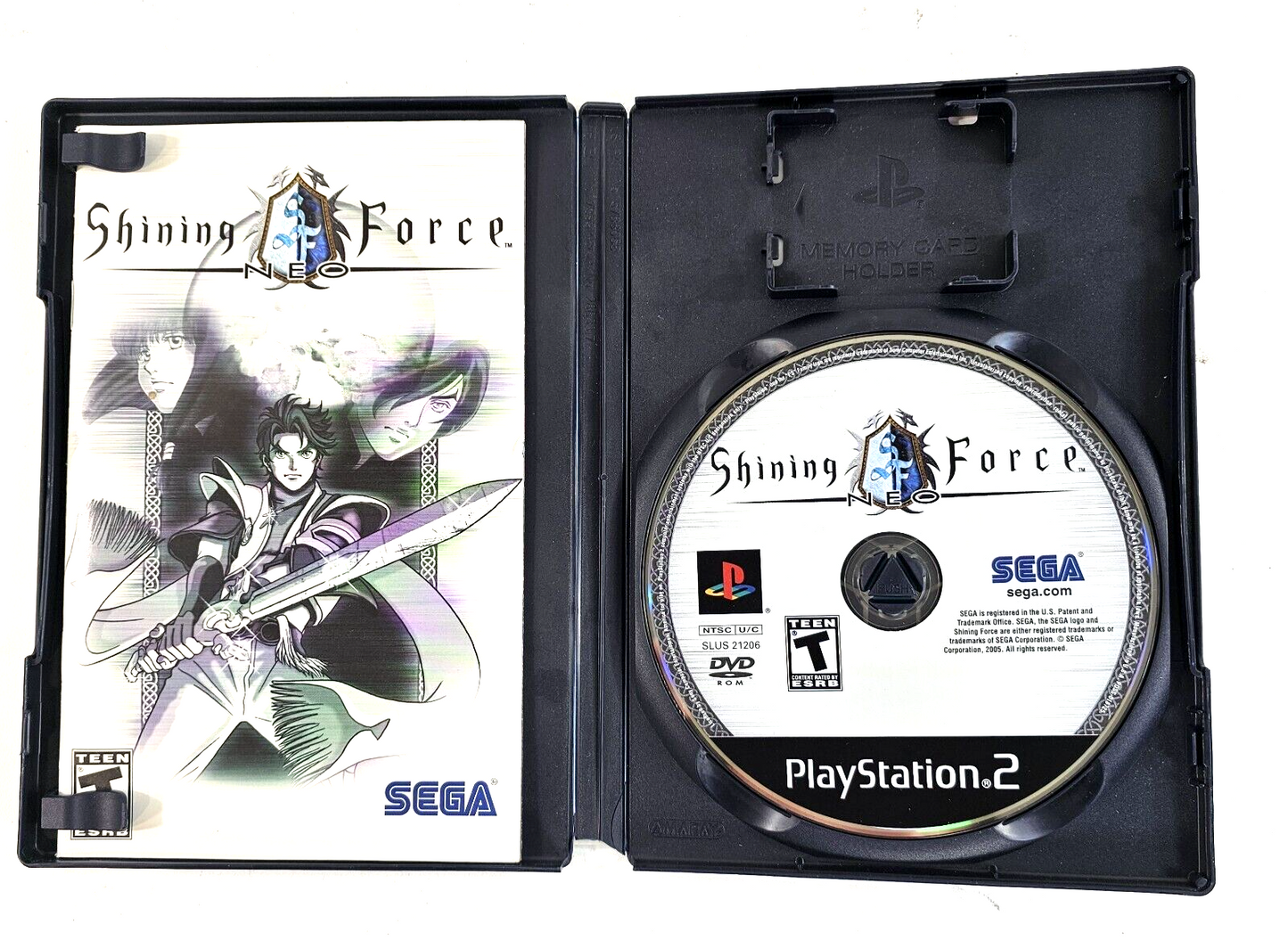 Shining Force Neo (PlayStation 2, 2005) Game, Case, and Manual - Tested
