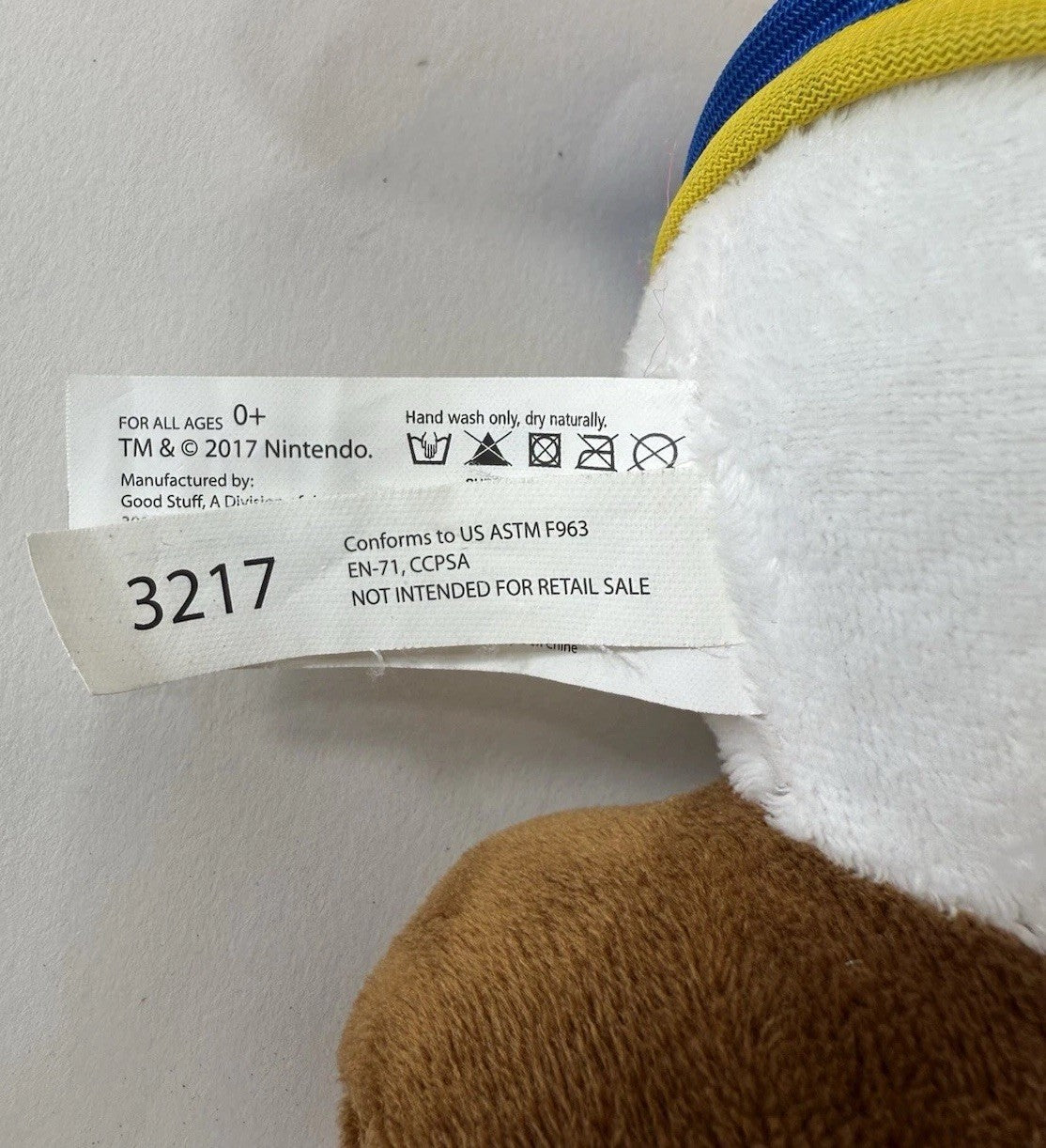 Nintendo 2017 Officially Licensed Super Mario Bros. 14" Toad Plush 3217