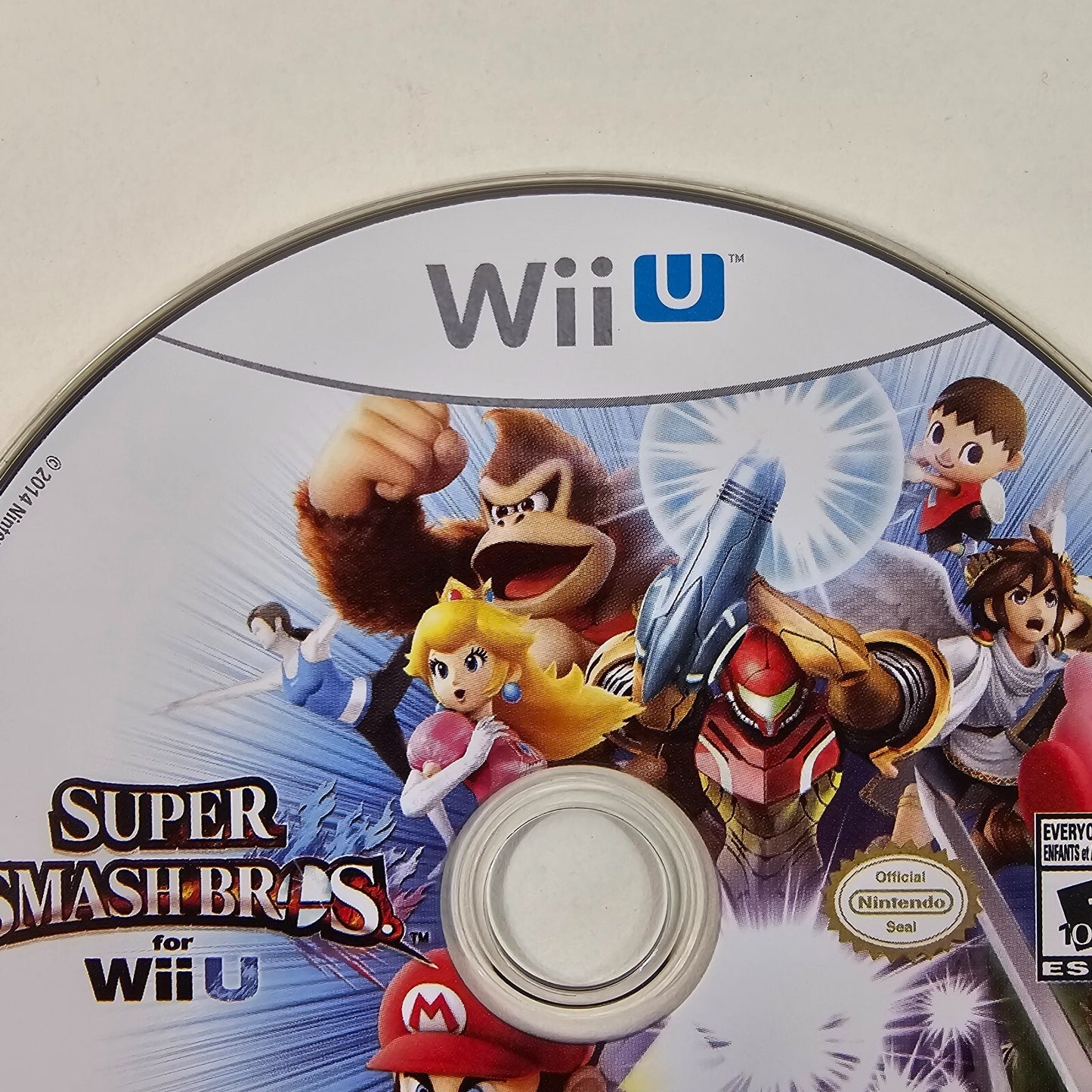 Super Smash Bros. (Nintendo Wii U, 2014)  Replacement Game Disc - Tested