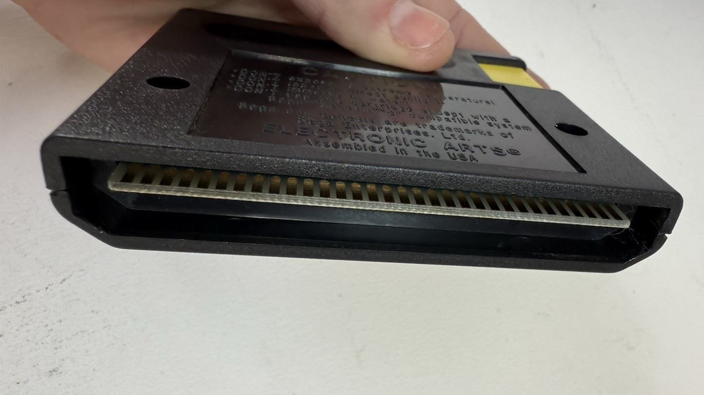 Bulls vs. Blazers and the NBA Playoffs (Sega Genesis, 1993) Game, Case, Manual