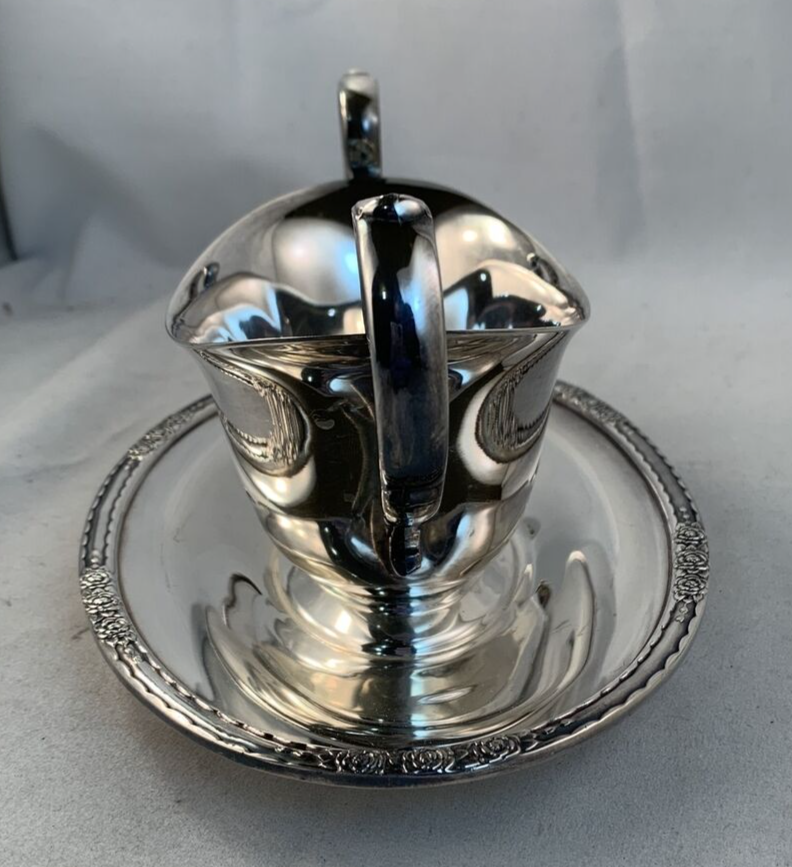International Silver Camille 6013 Plated Gravy Sauce Boat Silverplate