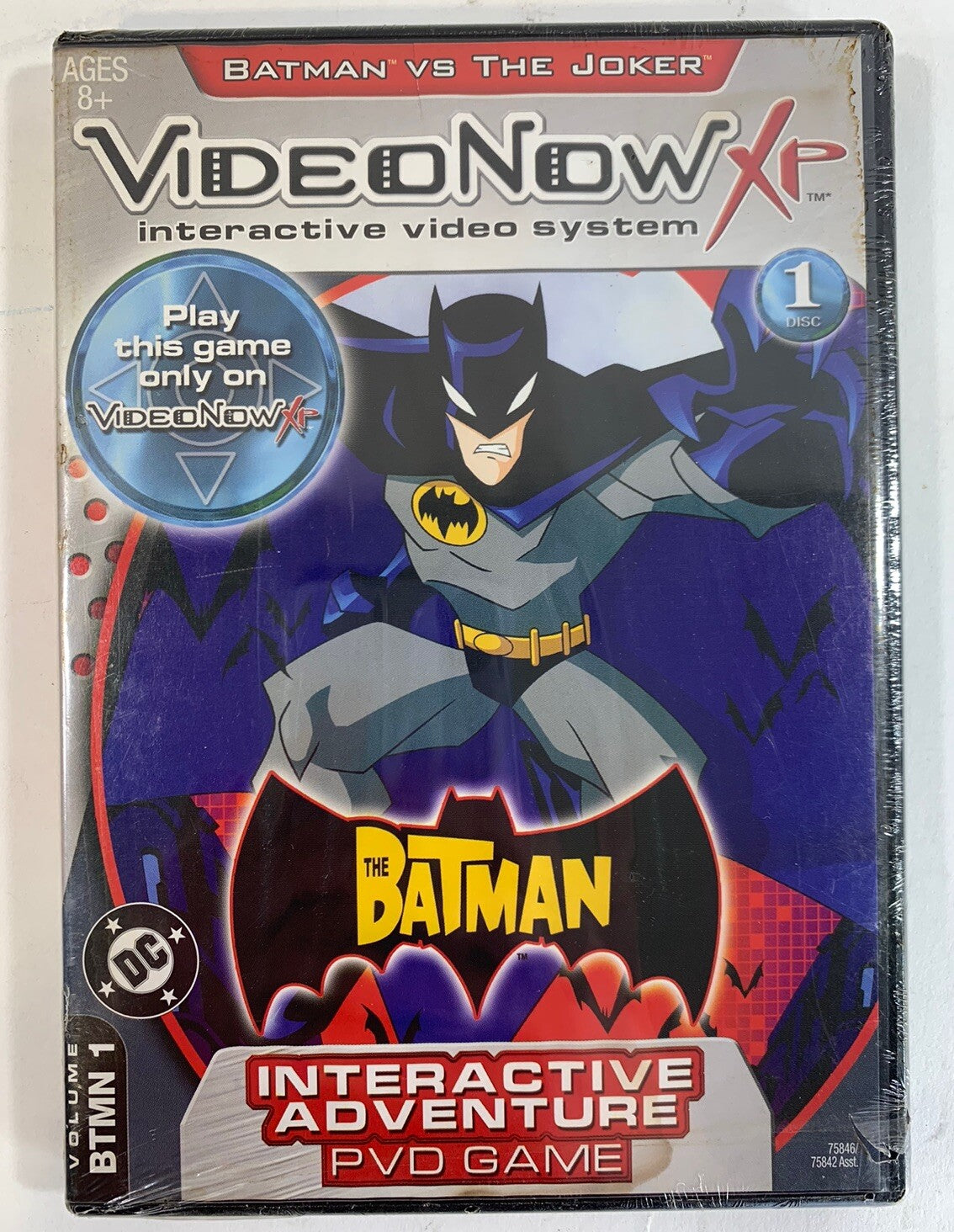 Interactive Adventure: Batman vs. The Joker ( VideoNow XP, 2005) New, Sealed PVD