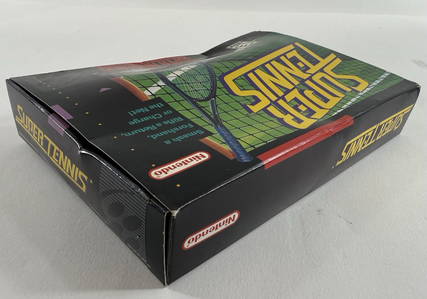 Super Tennis (Super Nintendo SNES, 1991) Game Box Manual Inserts - Tested