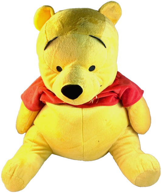 Disney Parks Winnie The Pooh And The Honey Pot 16" Large Reversible Plush