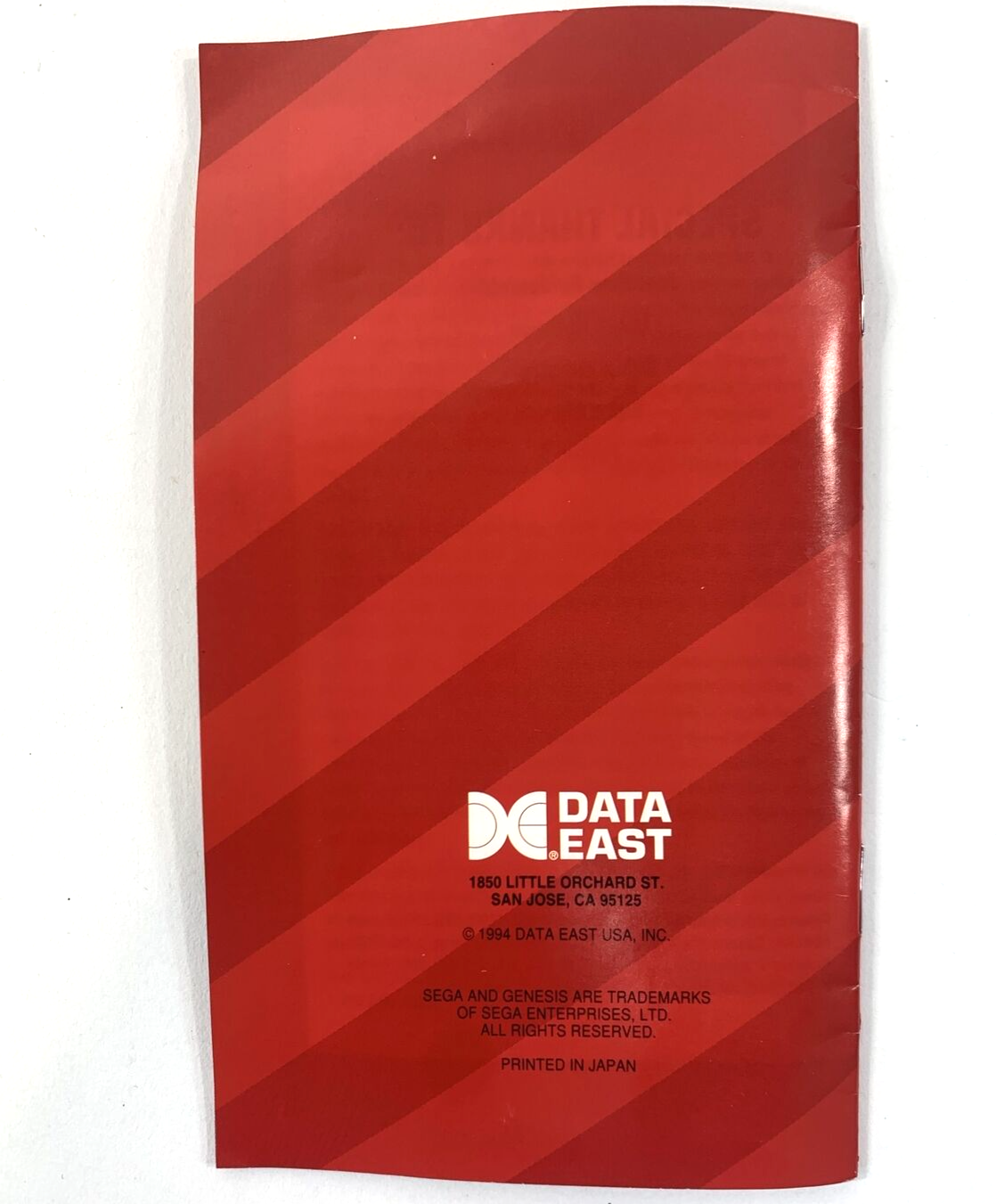 Mega Turrican (Sega Genesis, 1994) Game Case Manual Registration - Tested