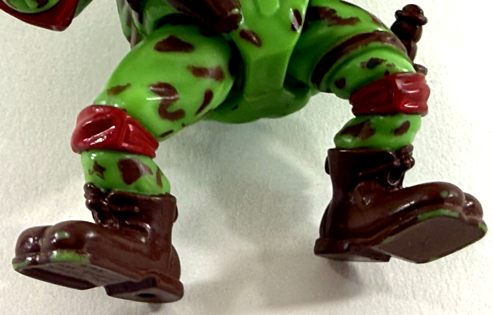 Playmates 1991  Raph The Teen Green Beret 6" Loose Action Figure - TMNT