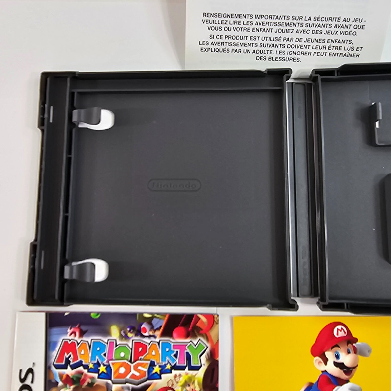 Mario Party DS (Nintendo DS, 2007) Case, Manual, Inserts Only - No Game