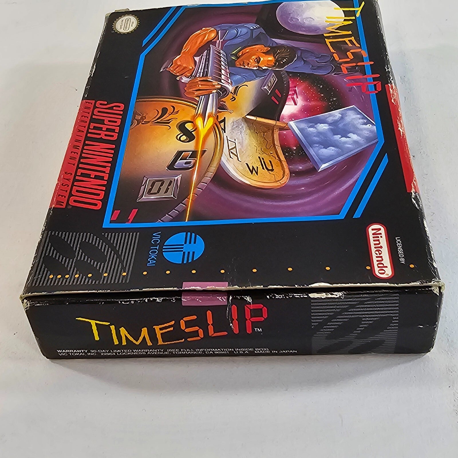 Timeslip (Super Nintendo, 1993) Replacement Box and Manual - No Game