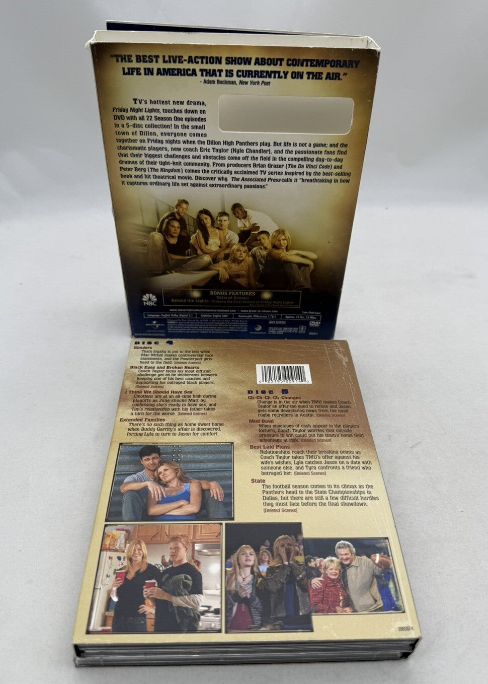 Friday Night Lights: The First & Second Season (DVD Bundle) Tested and Working