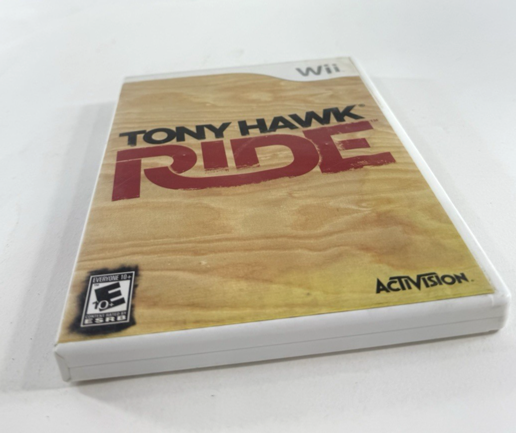 Tony Hawk Ride (Nintendo Wii, 2009) Game, Case, Manual - Tested