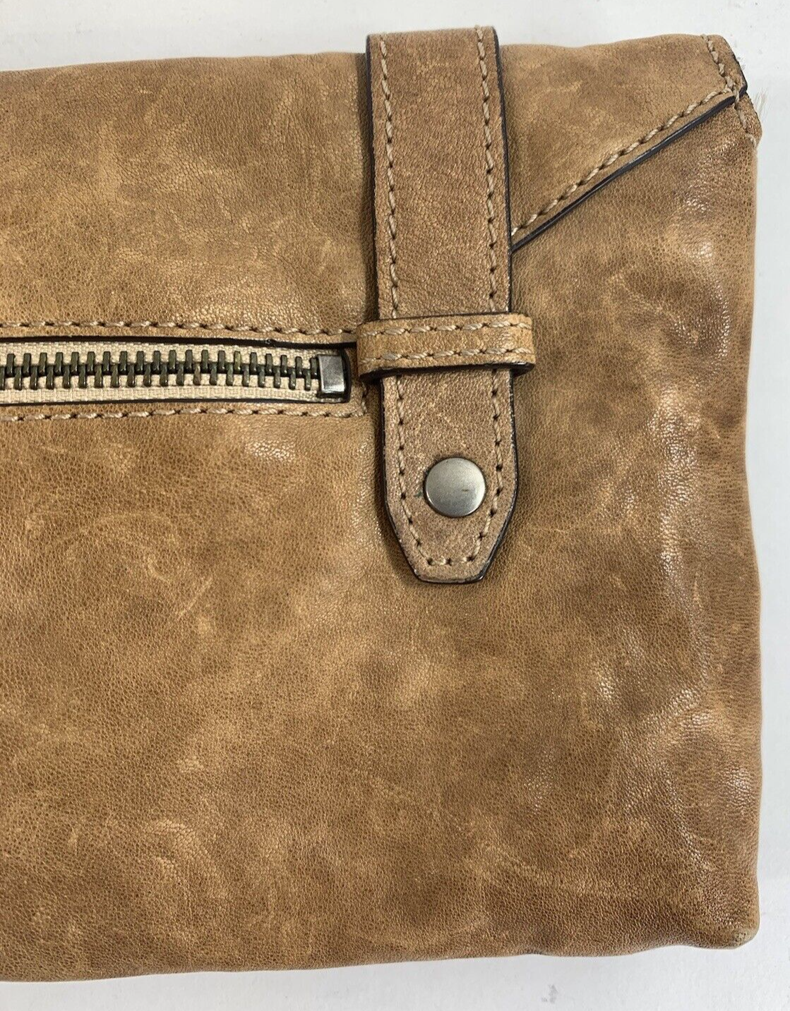 Juicy Couture Genuine Leather Tan Brown Clutch RN52002/CA16396