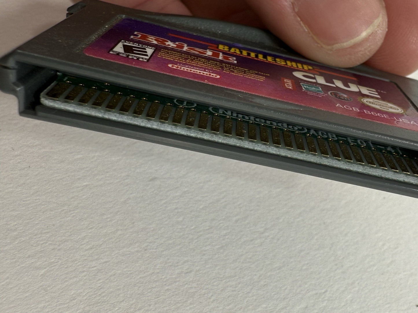 Battleship Risk Clue (GameBoy Advance, 2005) Game Cartridge - Tested