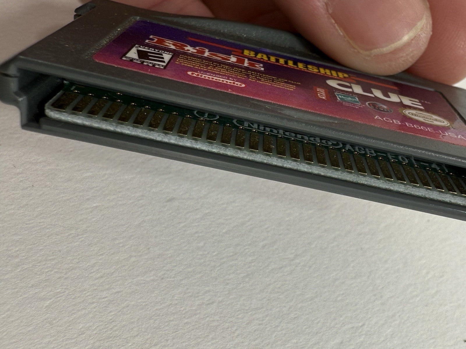 Battleship Risk Clue (GameBoy Advance, 2005) Game Cartridge - Tested