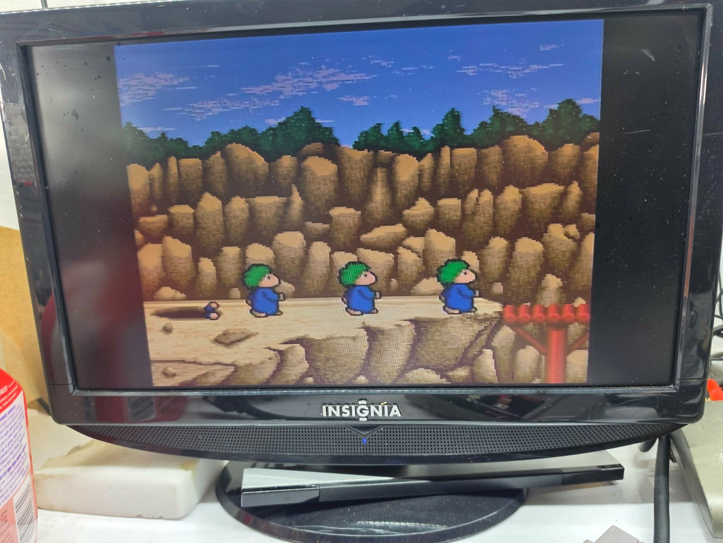 Lemmings (Super Nintendo, 1992) Game Cartridge - Tested and Working