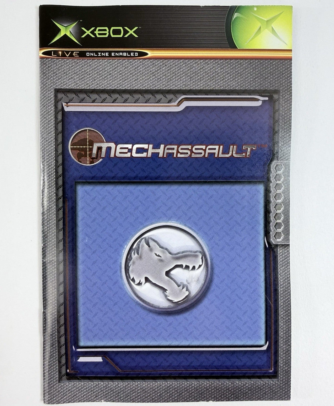 MechAssault (Microsoft Xbox, 2002) Game Case Manual Insert - Tested - Read