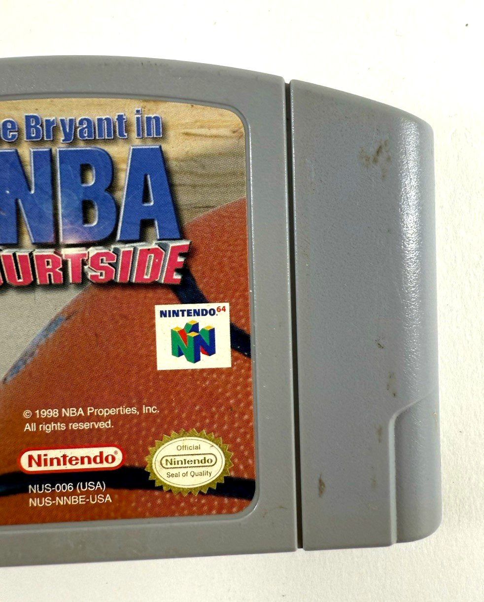 Kobe Bryant in NBA Courtside  (Nintendo 64, 1998) Game Cartridge - Tested