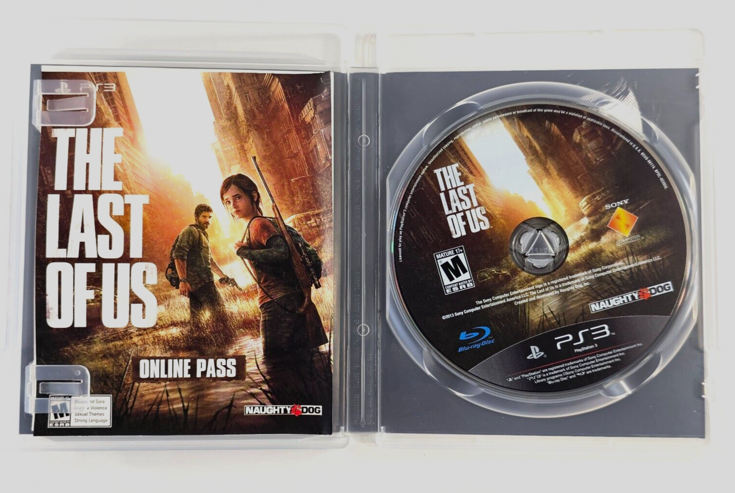 The Last of Us (Sony PlayStation 3, 2013) Game Case Manual Stickers - Tested