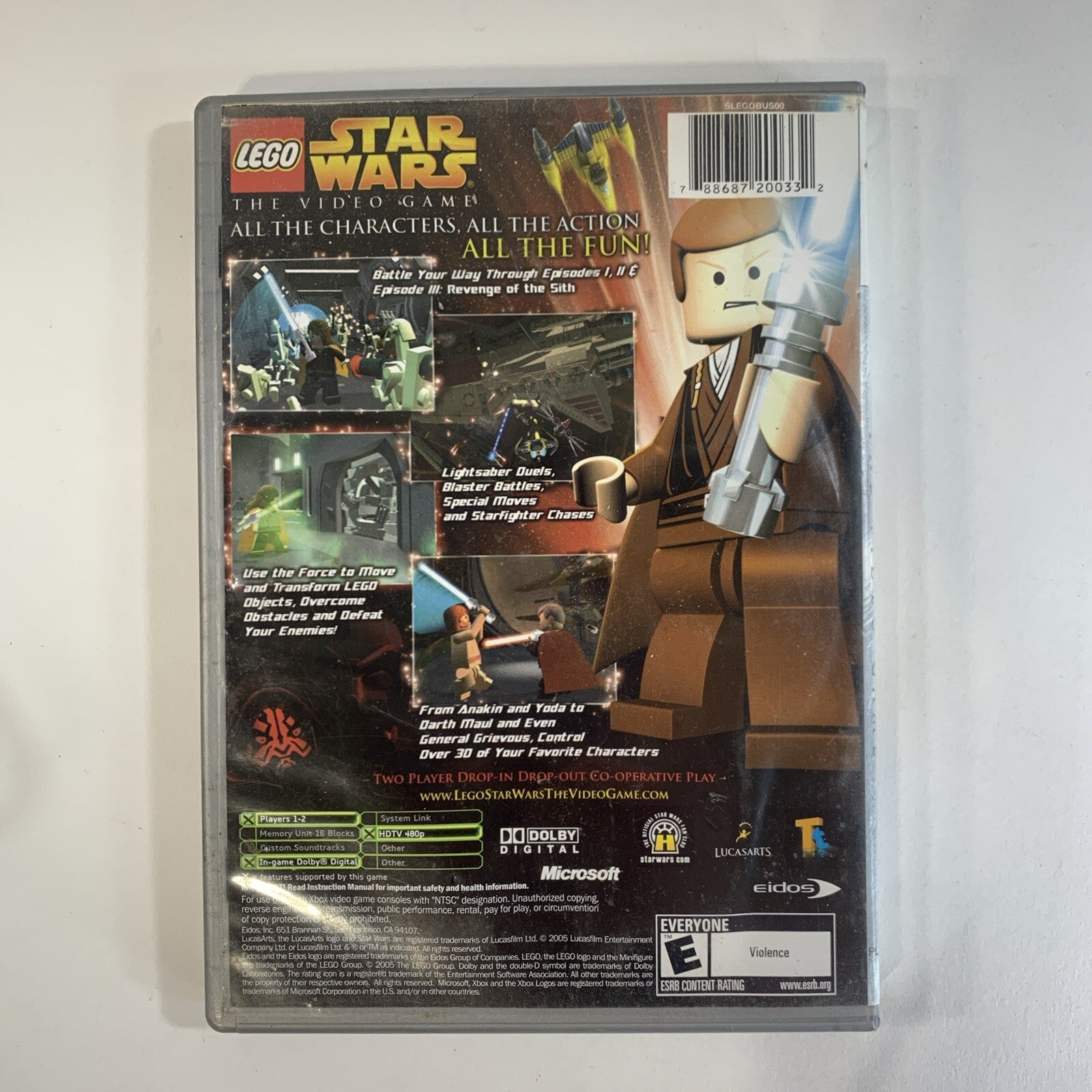 Lego Star Wars/Lego Star Wars II (Microsoft Xbox Bundle) - Tested