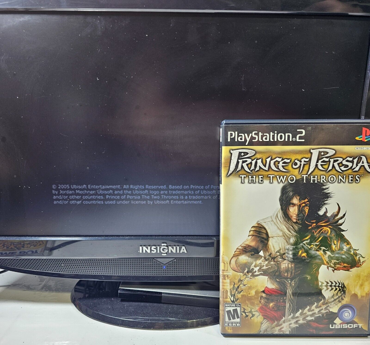 Prince of Persia The Two Thrones (PlayStation 2, 2005) Game Case Manual - Tested