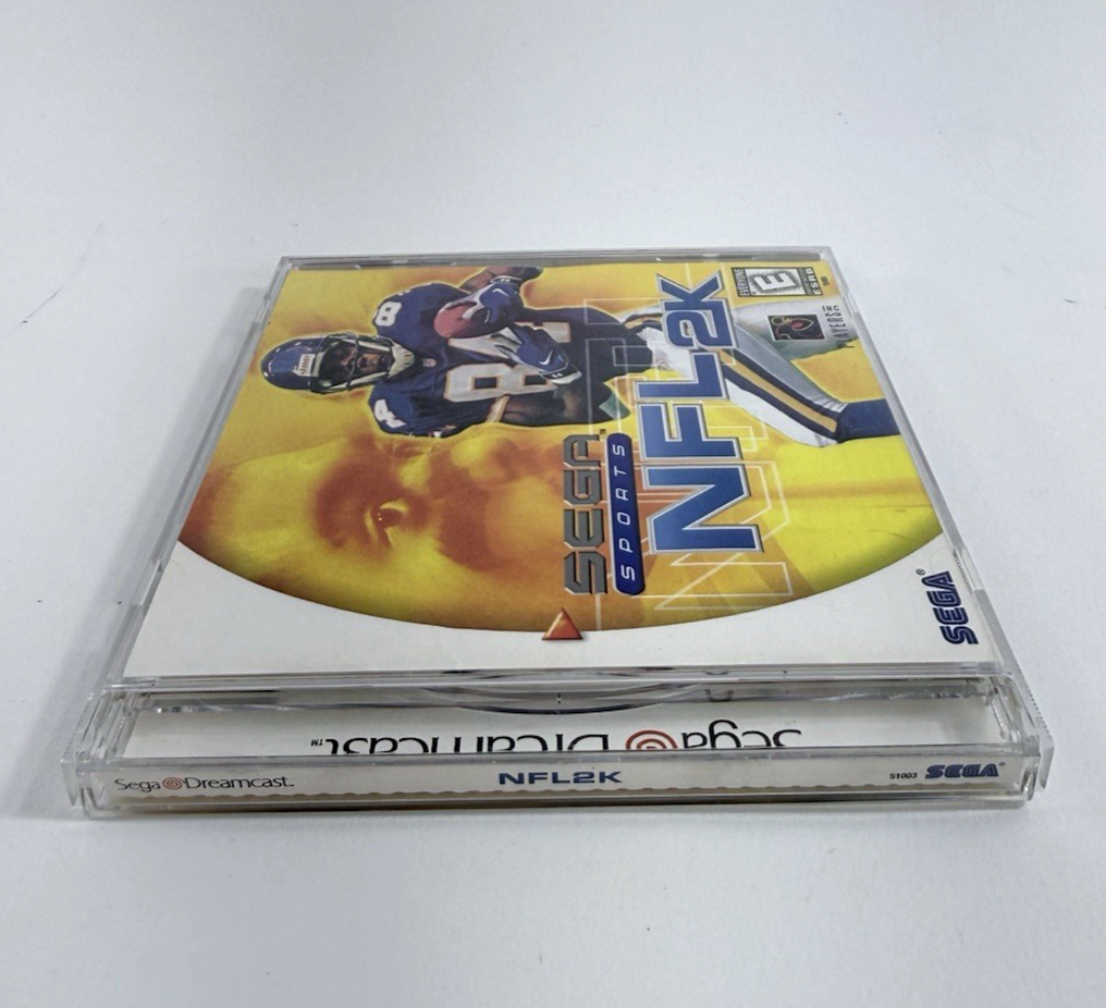 NFL 2K (Sega Dreamcast, 1999) Game Case Manual - Tested and Working