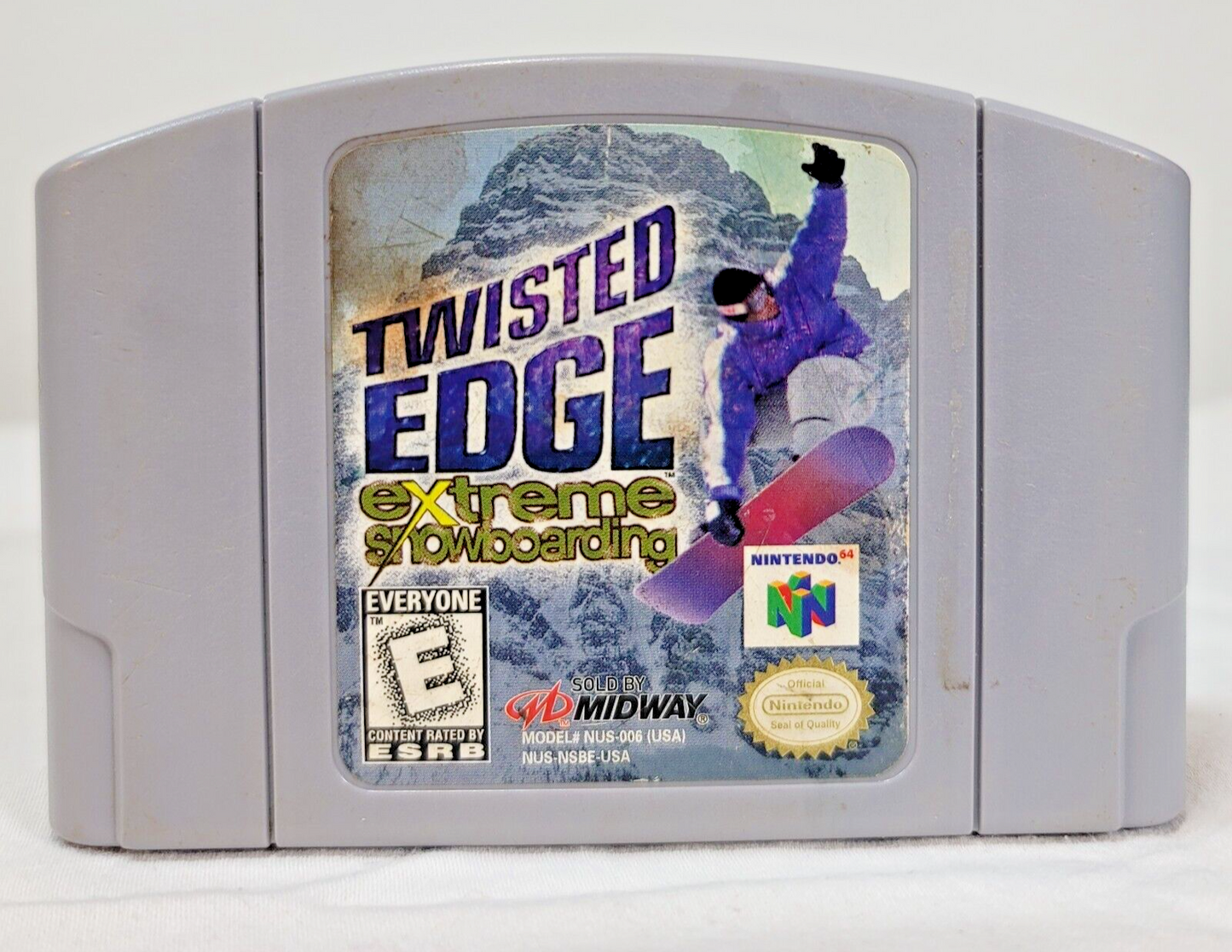 Twisted Edge Extreme Snowboarding (Nintendo 64, 1998) Game Cartridge - Tested